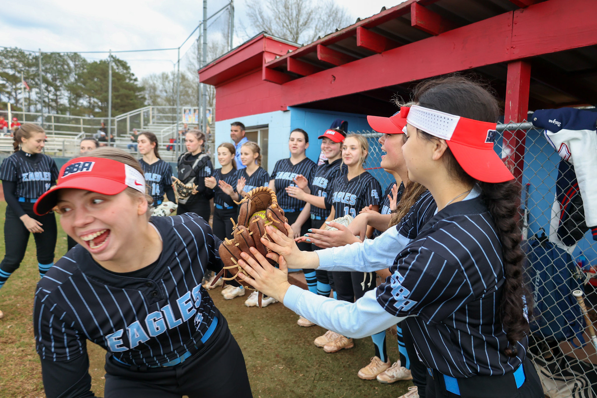 St. Benedict Softball vs St. Agnes Academy on Wednesday April 6, 2022 at St. Benedict At Auburndale High School in Memphis, TN. (Ryan Beatty/SBA)