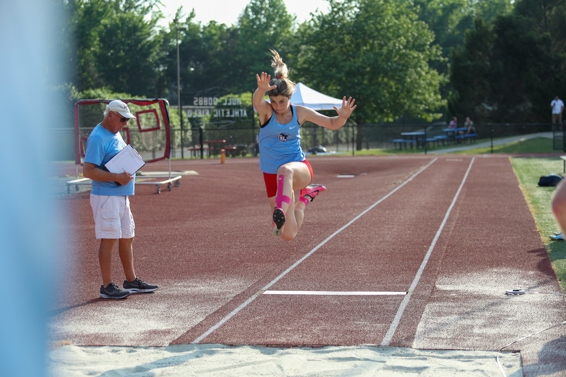 St. Benedict Track at MUS Region Meet on May 11, 2022. (Ryan Beatty/SBA)