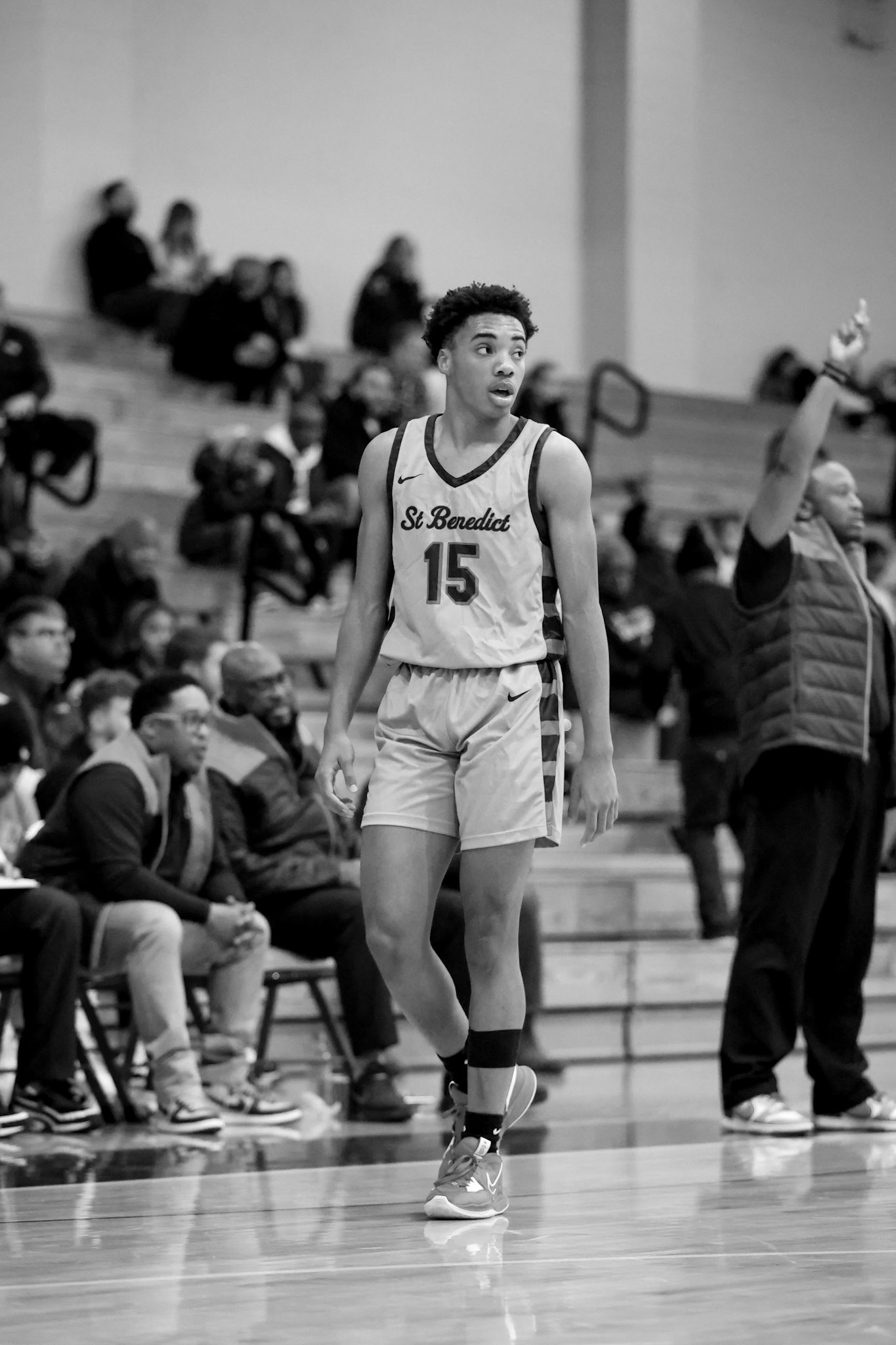 SBA Boys Basketball at MUS. (Ryan Beatty Photo)