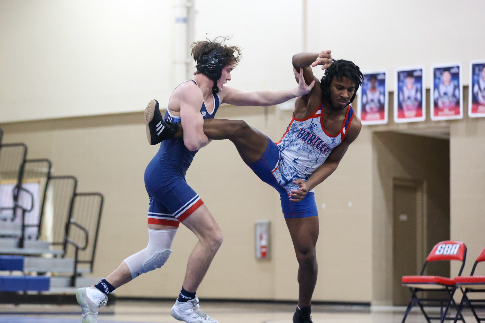 SBA Wrestling Senior Night vs Bartlett, Bolton, and ECS on Thursday, Feb. 10, 2022. (Ryan Beatty Photo)