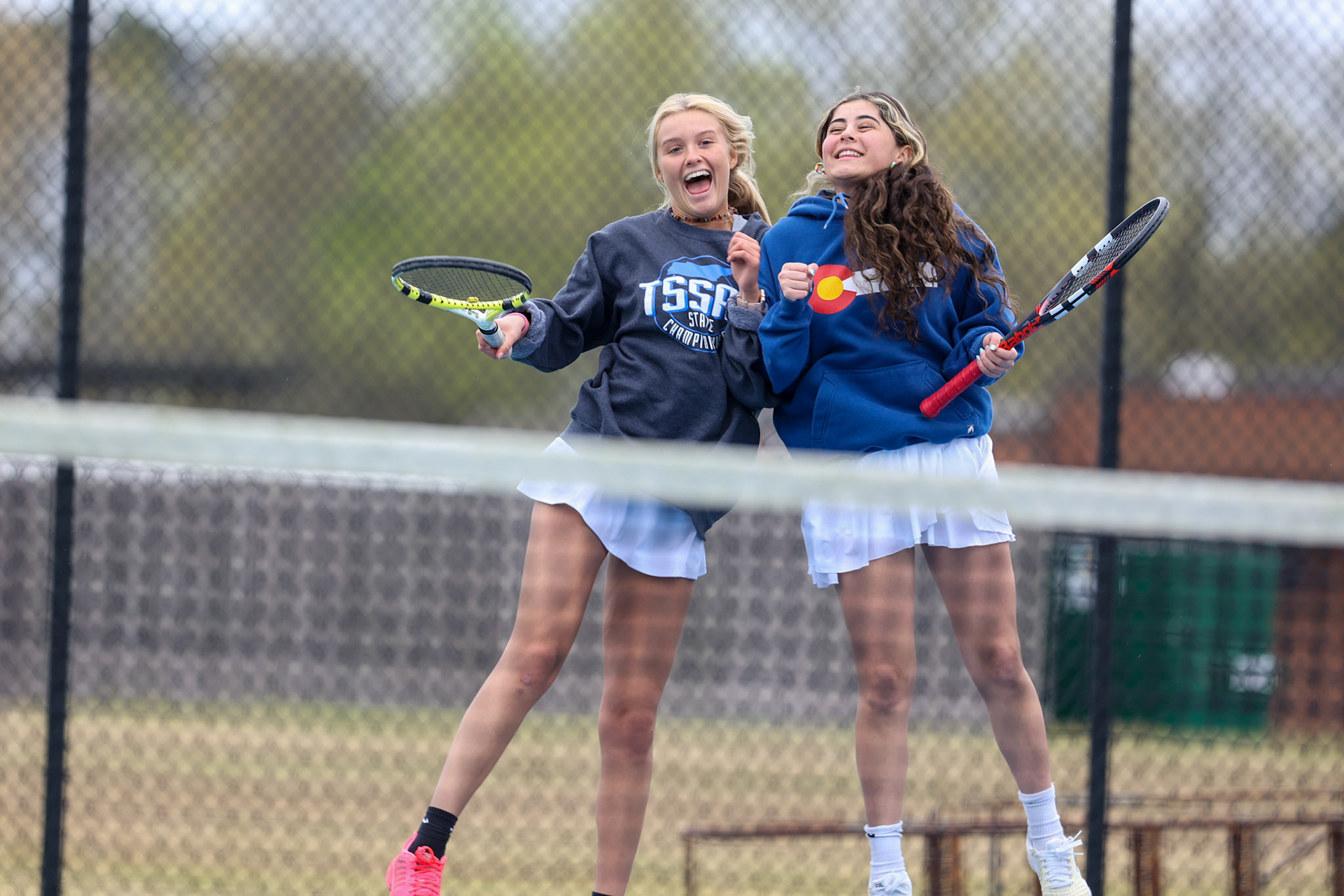 St. Benedict Tennis vs Brighton Cardinals on Wednesday April 6, 2022 at St. Benedict At Auburndale High School in Memphis, TN. (Ryan Beatty/SBA)
