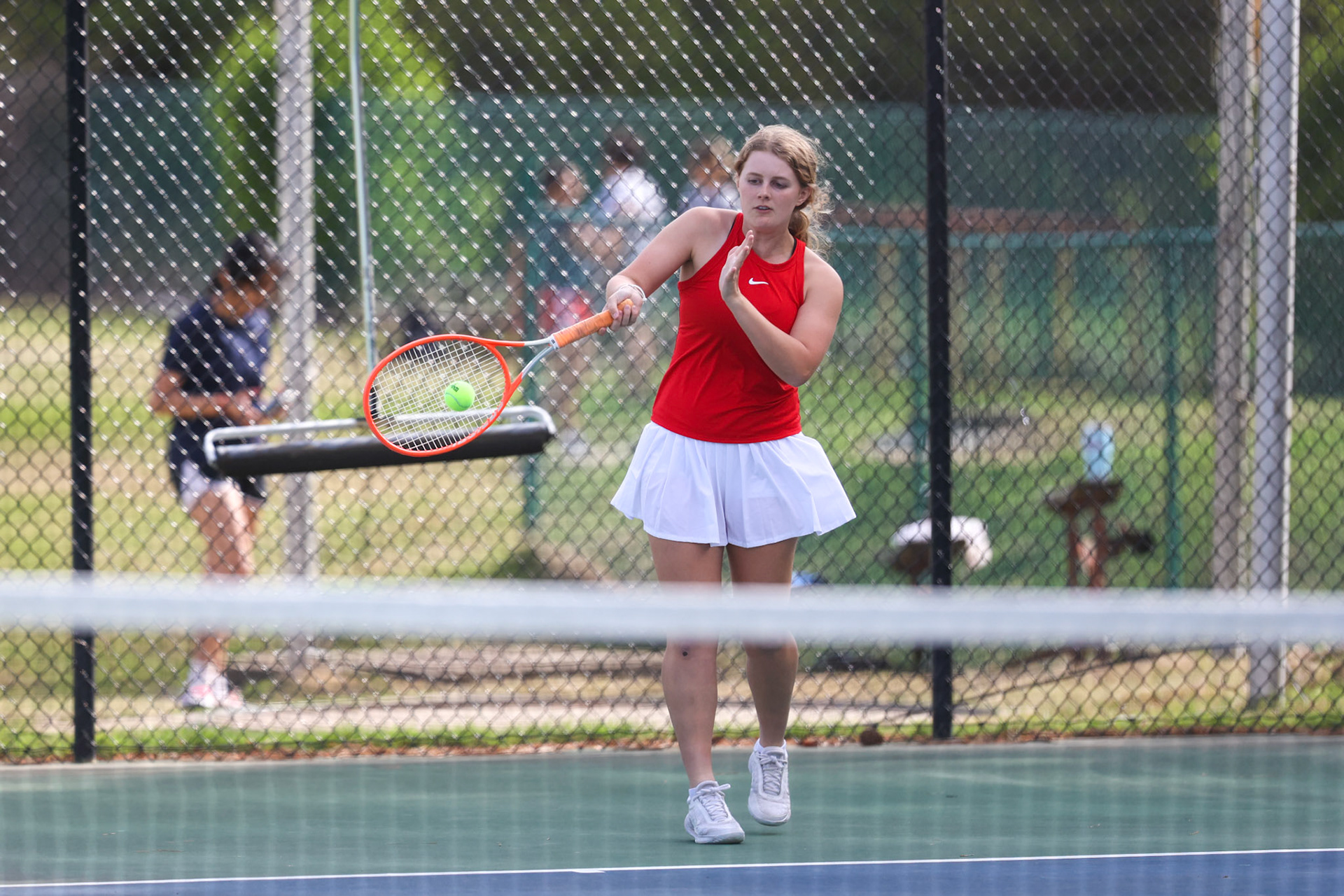 SBA Tennis vs Houston on Thursday, April 13, 2023. (Ryan Beatty Photo)