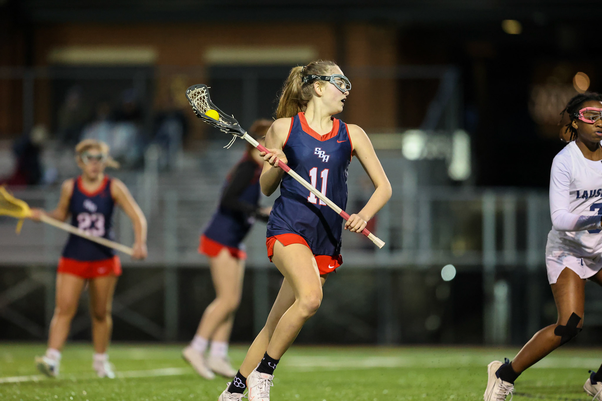SBA Girls Lacrosse vs Lausanne on Wednesday, March 8, 2023. (Ryan Beatty Photo)
