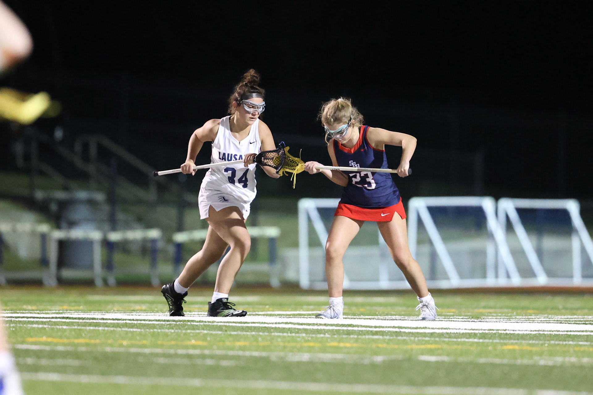 SBA Girls Lacrosse vs Lausanne on Wednesday, March 8, 2023. (Ryan Beatty Photo)
