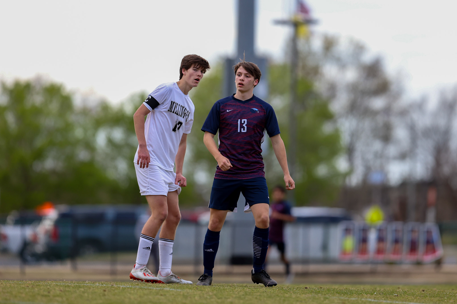 St. Benedict Soccer vs Millington on April 7, 2022 at St. Benedict At Auburndale High School in Memphis, TN. (Ryan Beatty/SBA)