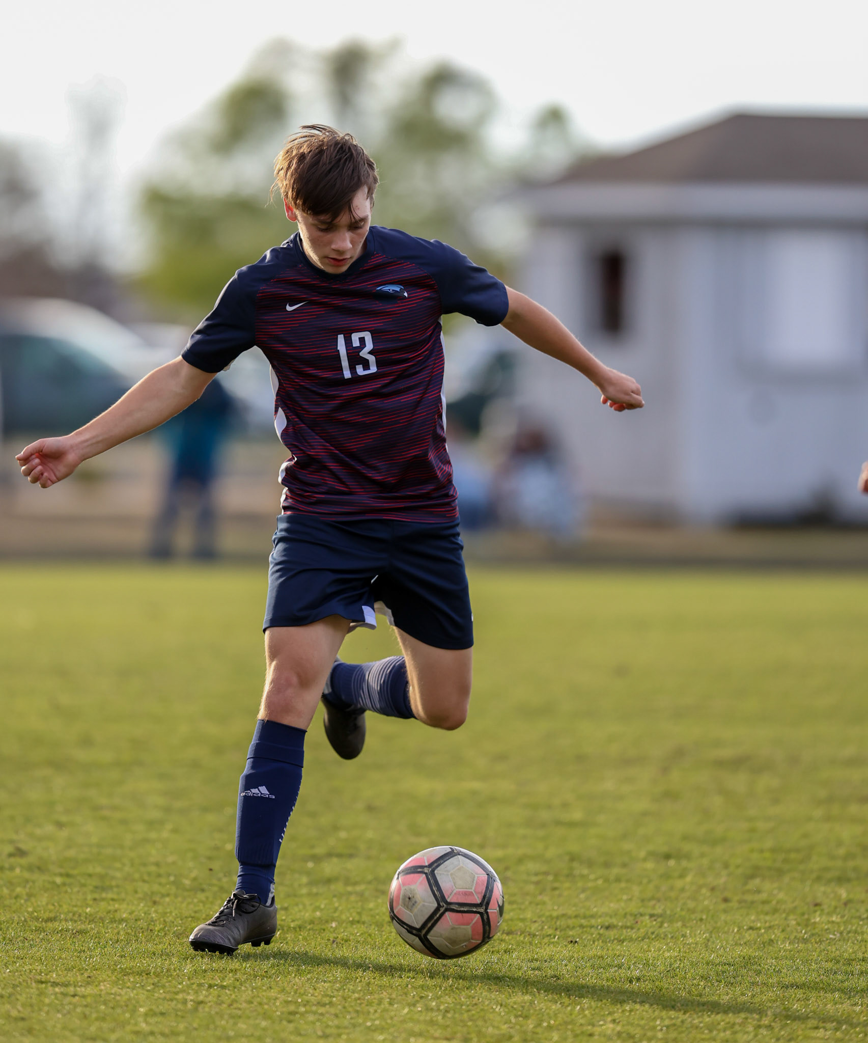 St. Benedict Soccer vs Millington on April 7, 2022 at St. Benedict At Auburndale High School in Memphis, TN. (Ryan Beatty/SBA)