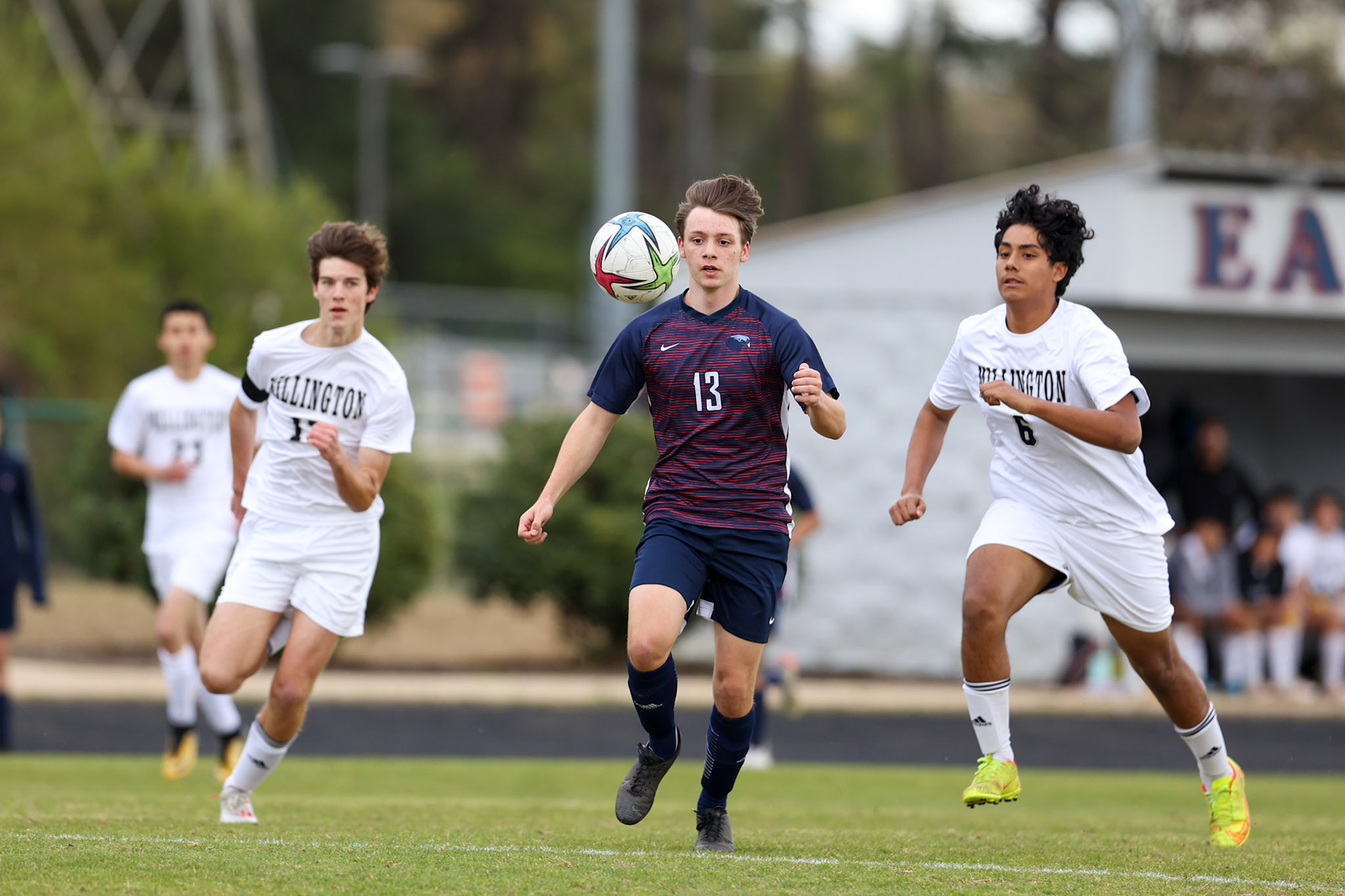 St. Benedict Soccer vs Millington on April 7, 2022 at St. Benedict At Auburndale High School in Memphis, TN. (Ryan Beatty/SBA)