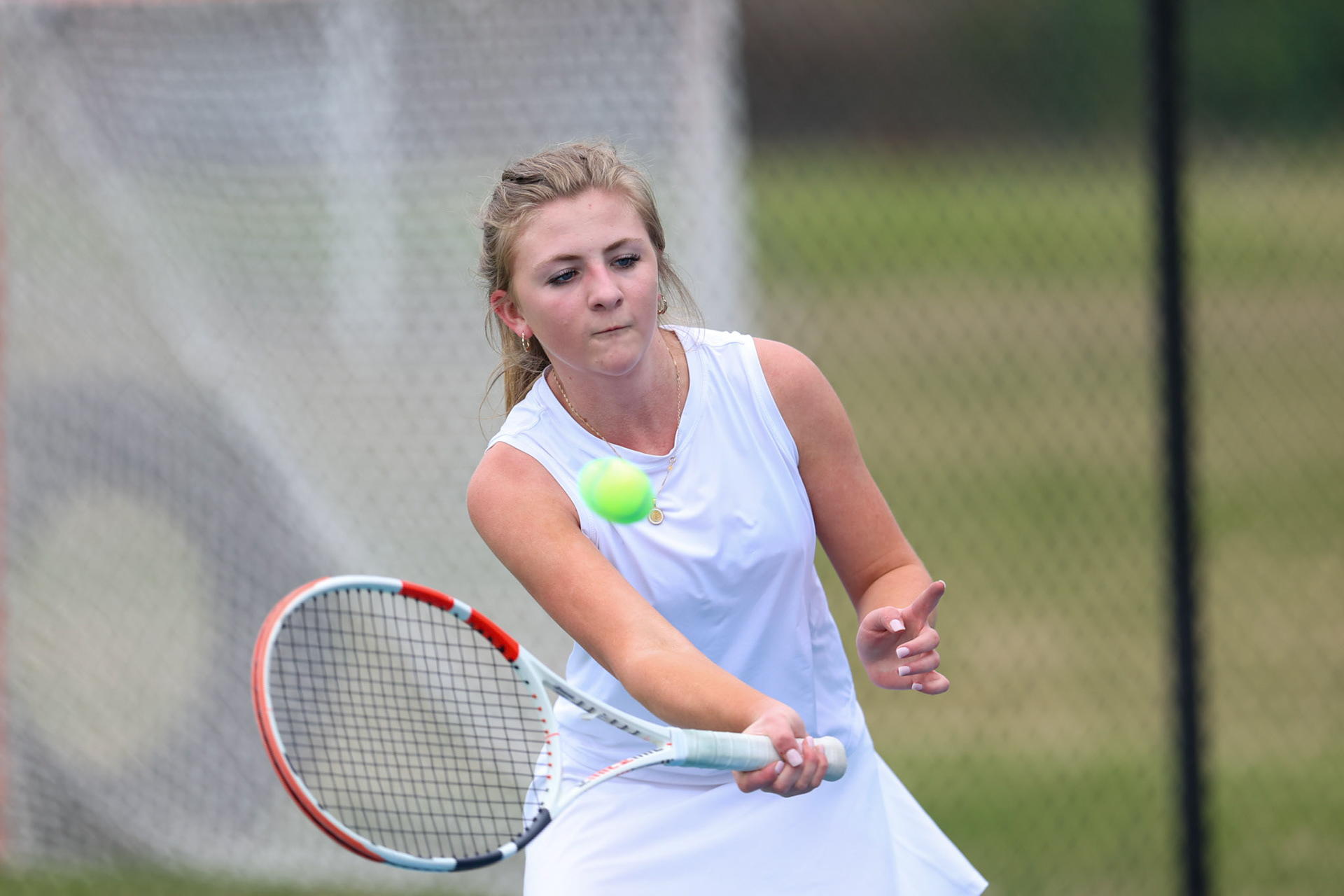 SBA Tennis vs Houston on Thursday, April 13, 2023. (Ryan Beatty Photo)