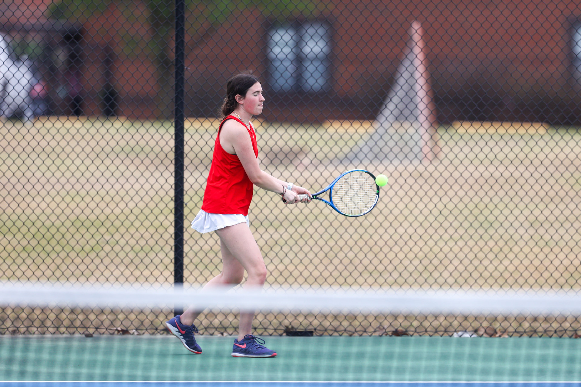 SBA Tennis vs Briacrest on Monday, April 3, 2023. (Ryan Beatty Photo)