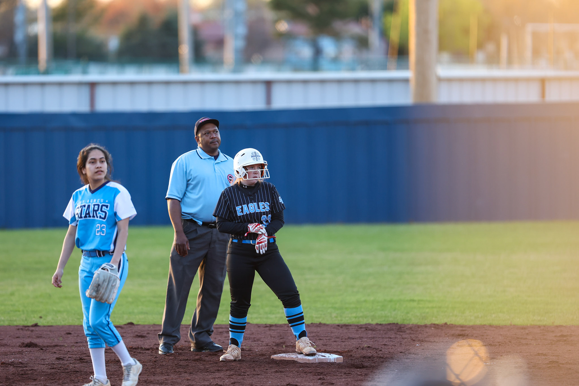 St. Benedict Softball vs St. Agnes Academy on Wednesday April 6, 2022 at St. Benedict At Auburndale High School in Memphis, TN. (Ryan Beatty/SBA)