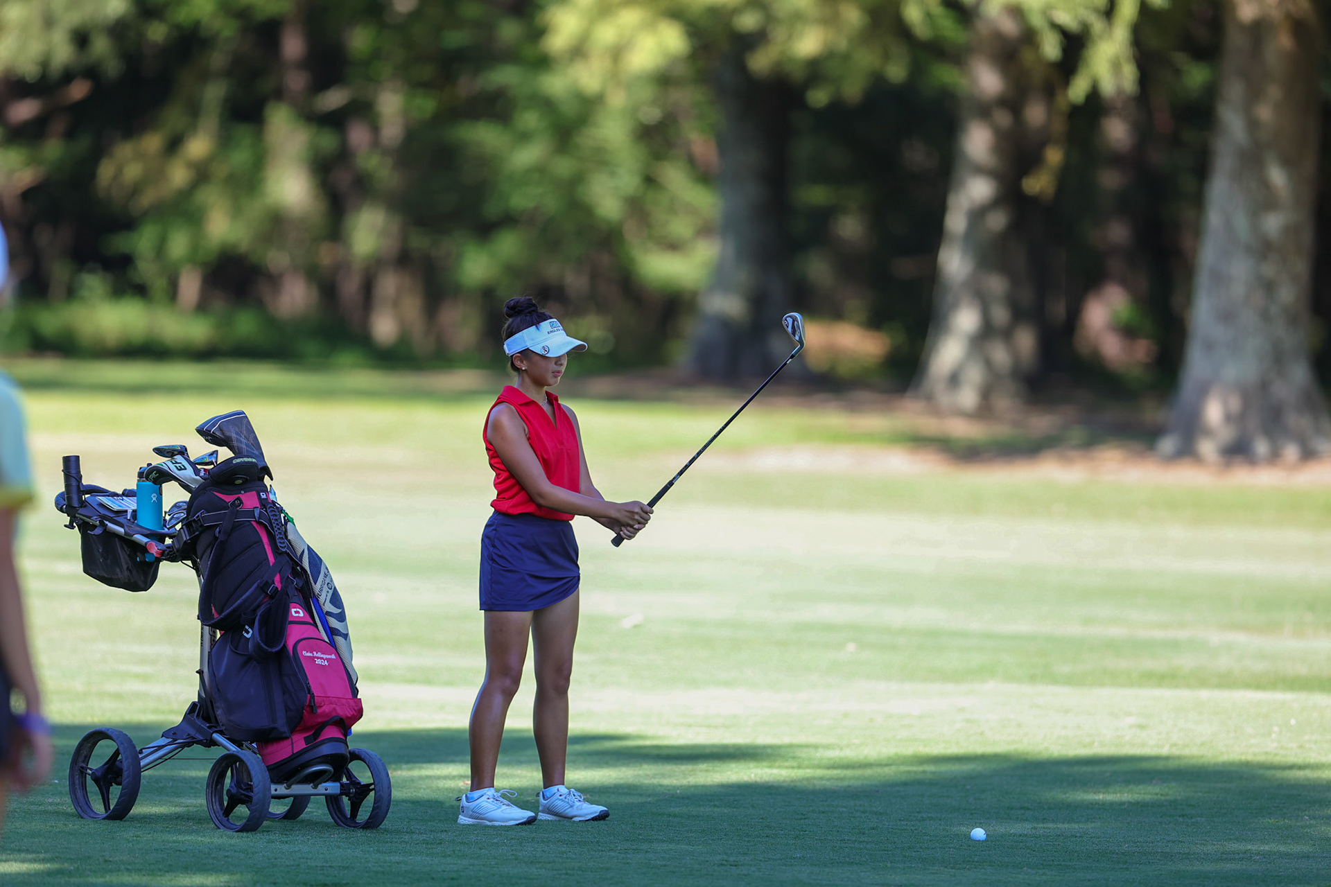St. Benedict Girls Golf at Windyke on August 31, 2022. (Ryan Beatty/SBA)