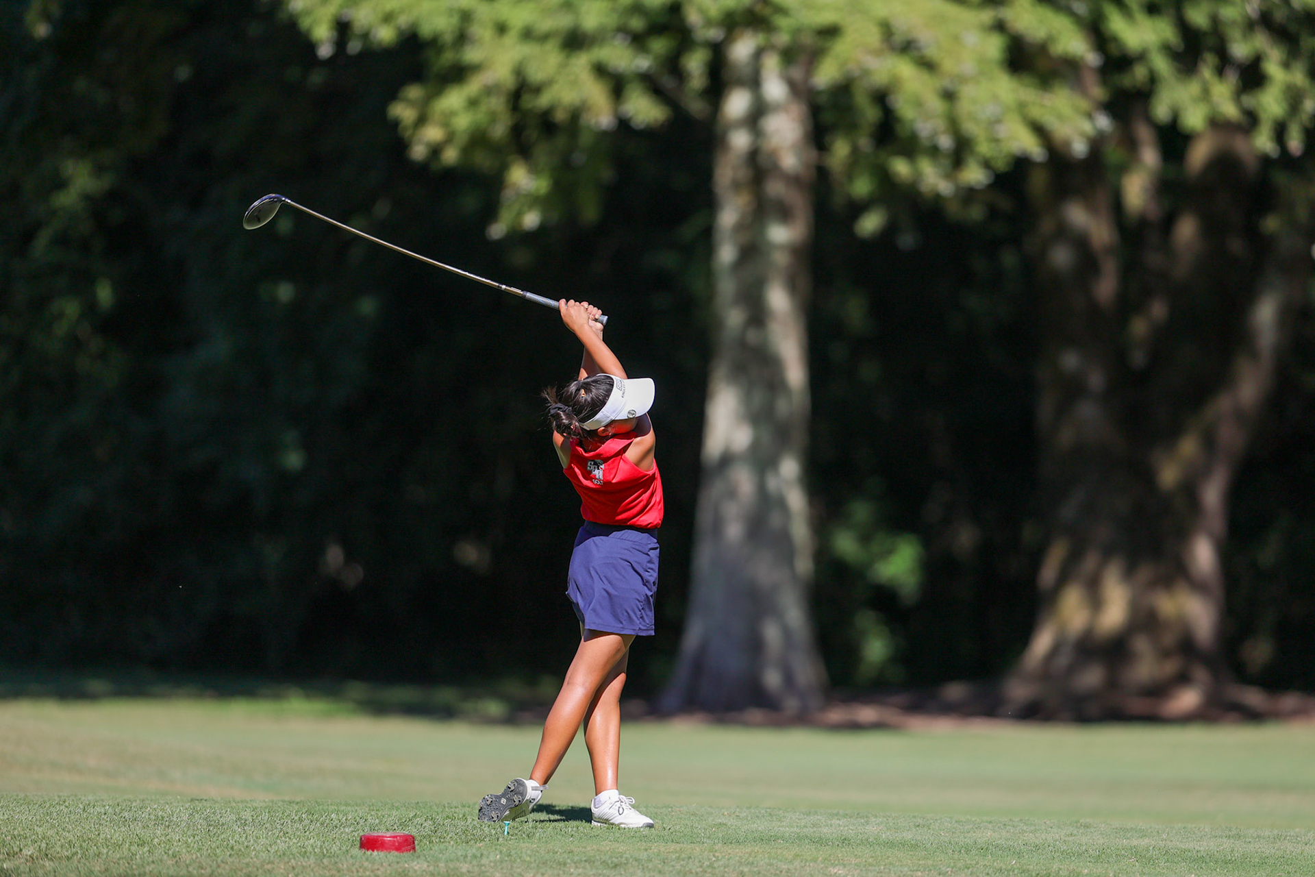 St. Benedict Girls Golf at Windyke on August 31, 2022. (Ryan Beatty/SBA)