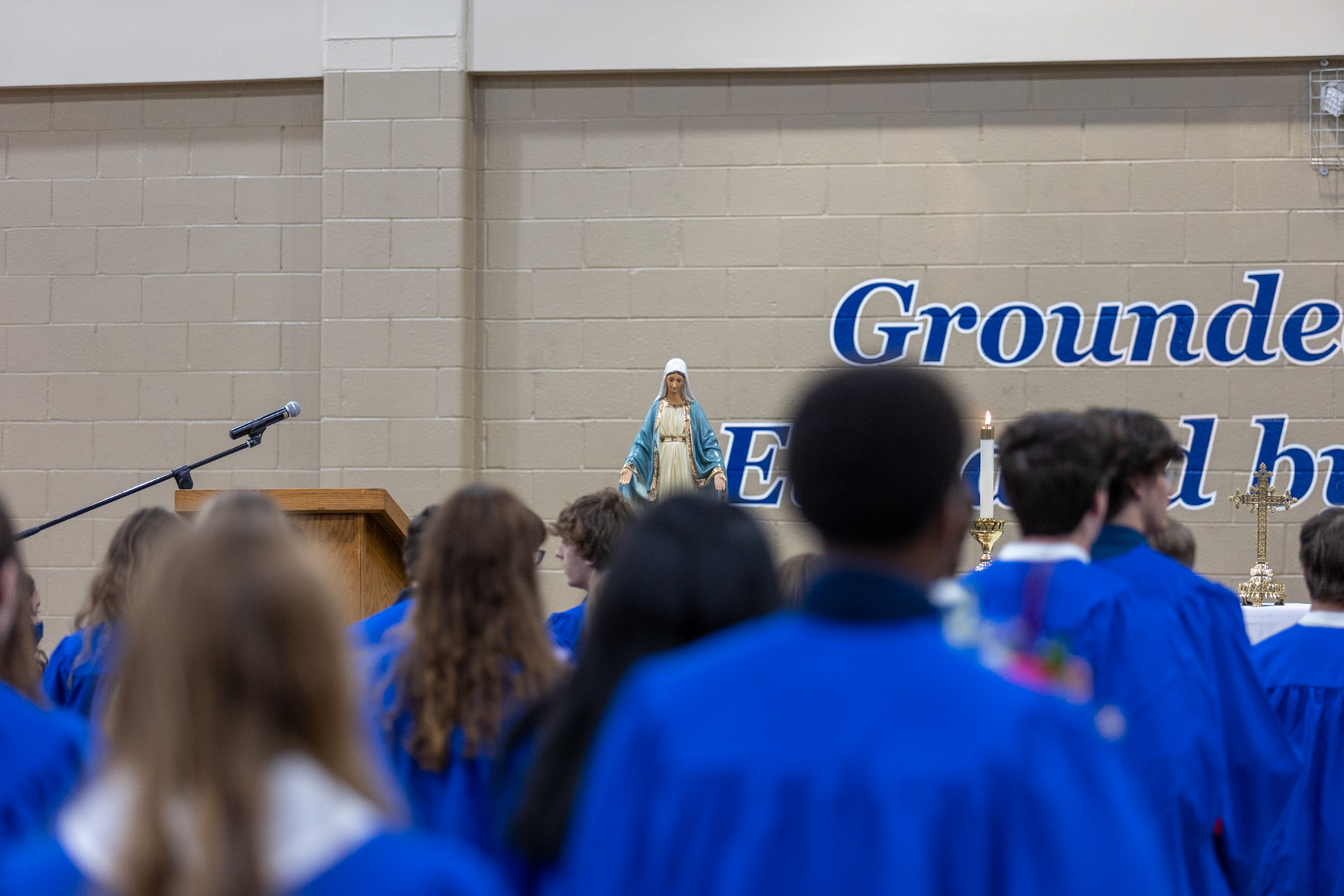May Crowning at St. Benedict at Auburndale High School in Memphis, TN on May 3, 2022. (Ryan Beatty/SBA)
