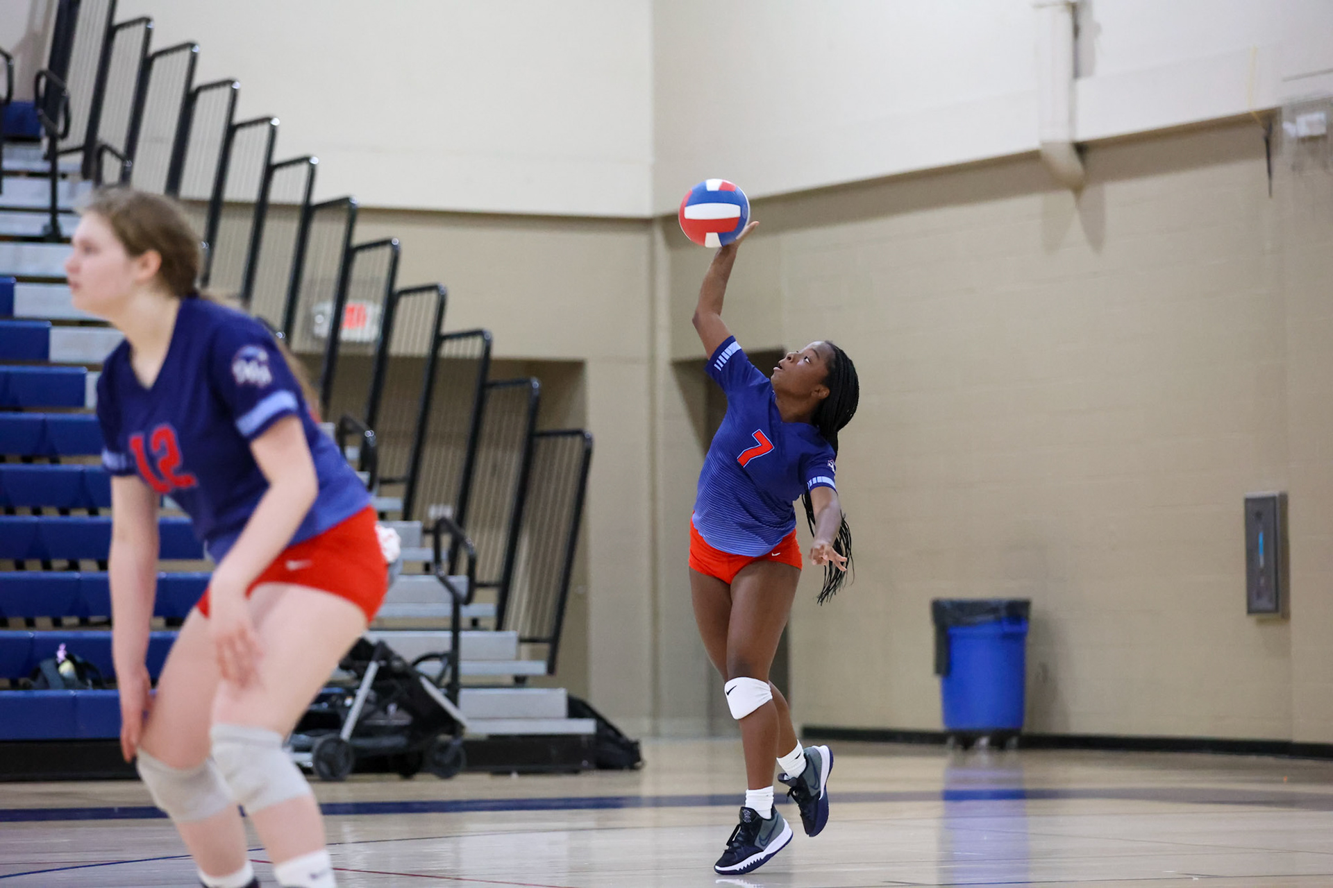 St. Benedict Volleyball vs Hutchison at St. Benedict on Tuesday, September 13, 2022. (Ryan Beatty/SBA)