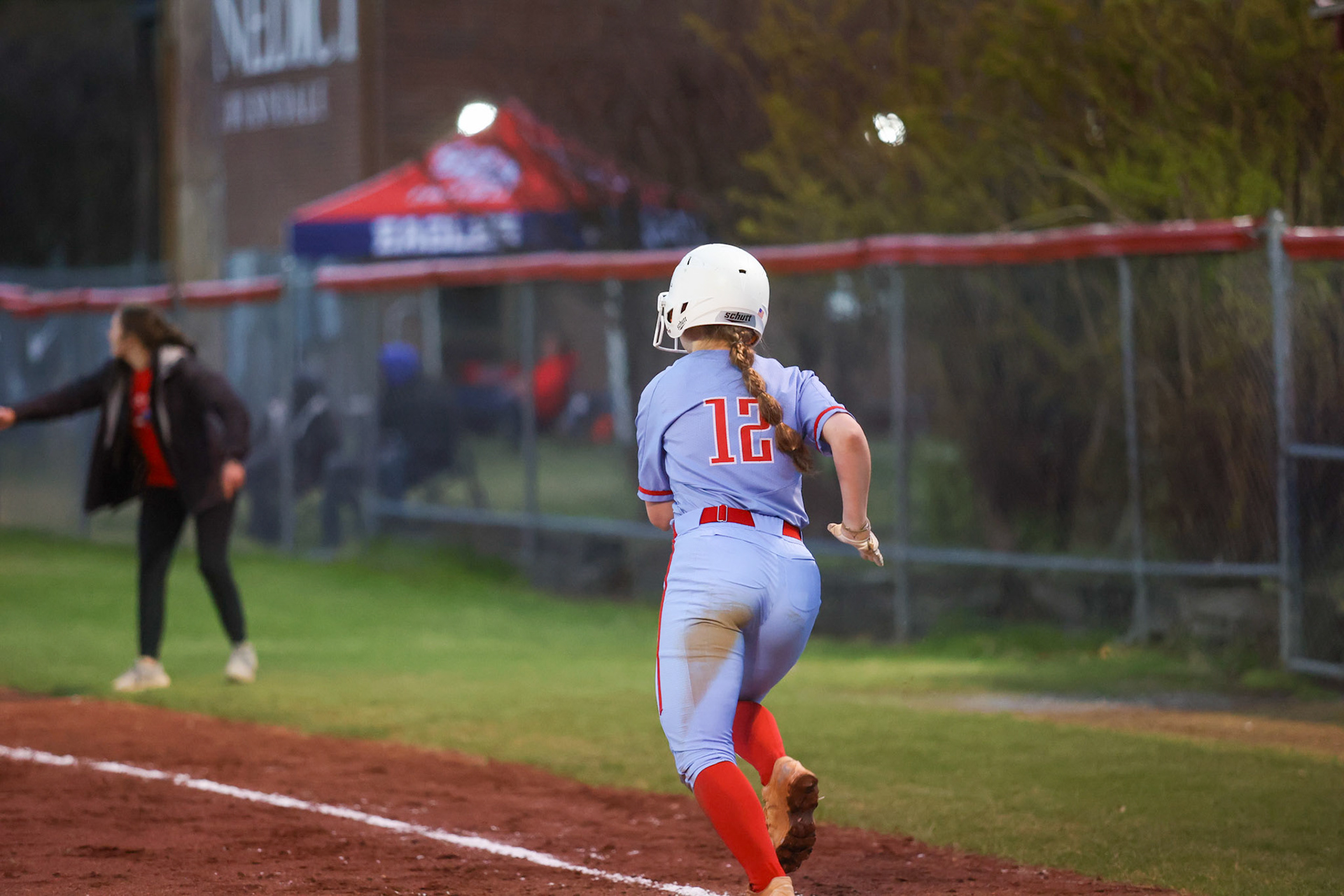 St. Benedict Softball vs Millington on Senior Night at St. Benedict at Auburndale in Memphis, TN on April 20, 2022. (Ryan Beatty/SBA)