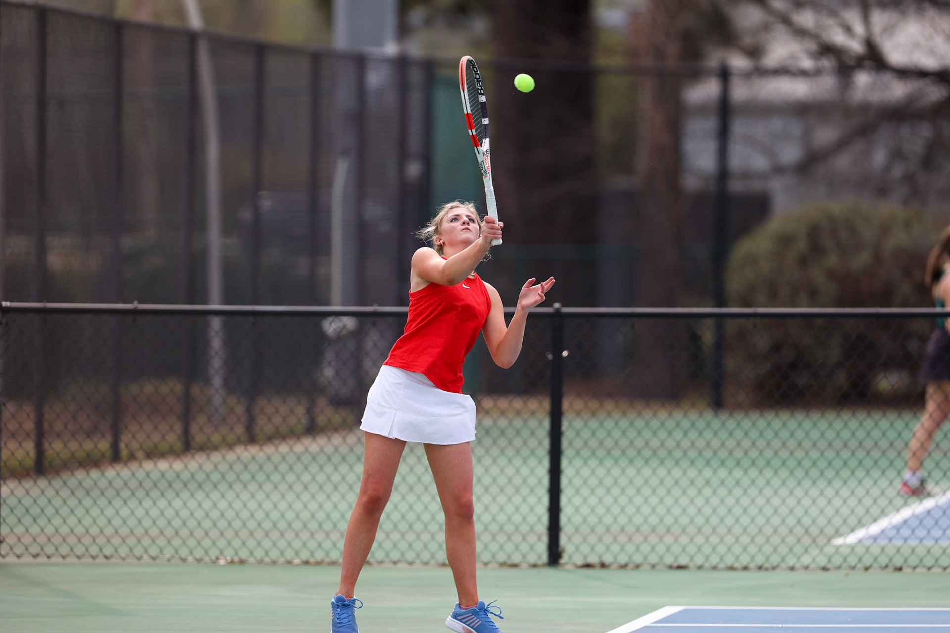 SBA Tennis vs Briacrest on Monday, April 3, 2023. (Ryan Beatty Photo)
