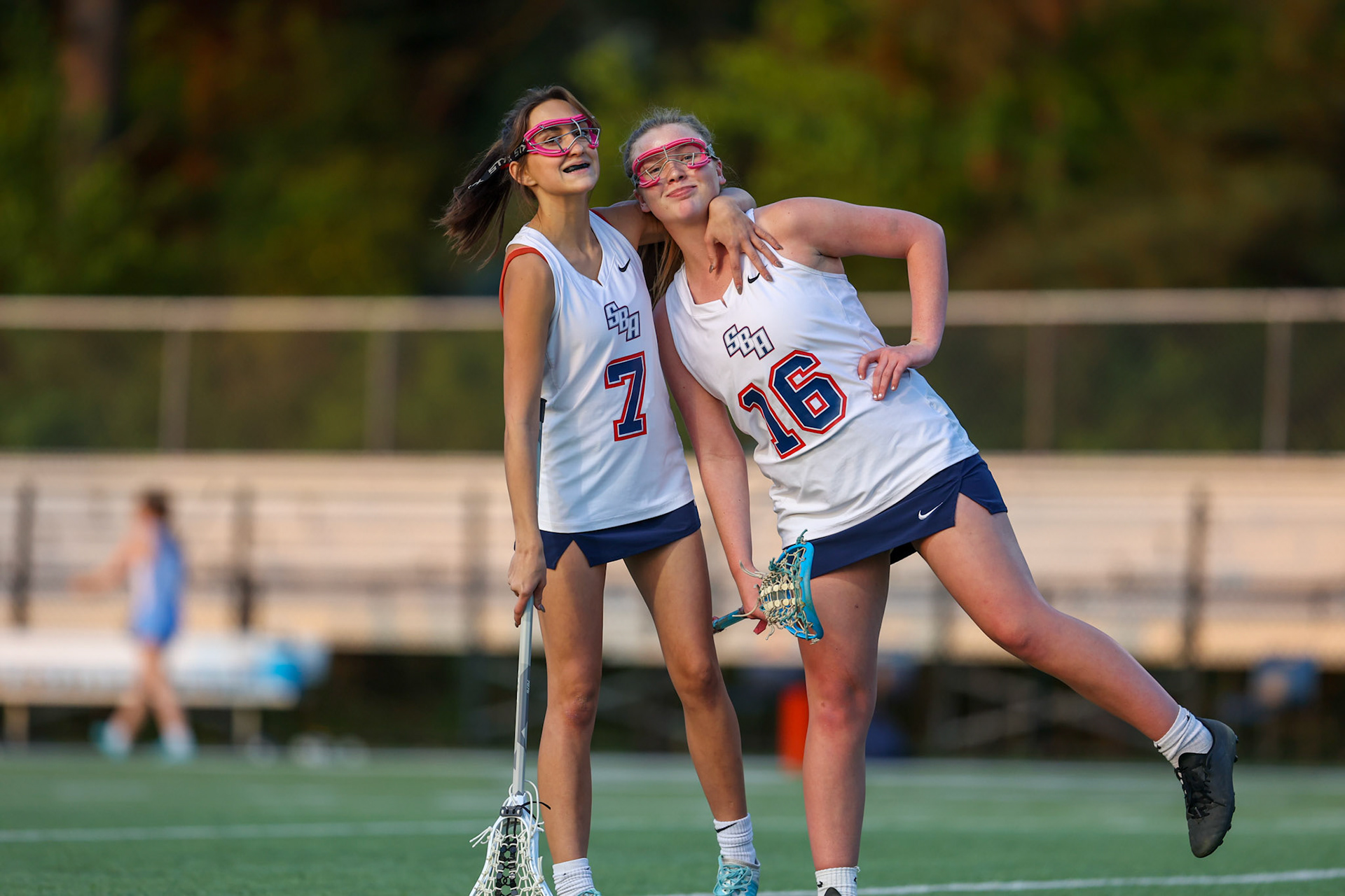 St. Benedict Girls Lacrosse vs St. Agnes on Senior Night at St. Benedict at Auburndale in Memphis, TN on April 19, 2022. (Ryan Beatty/SBA)