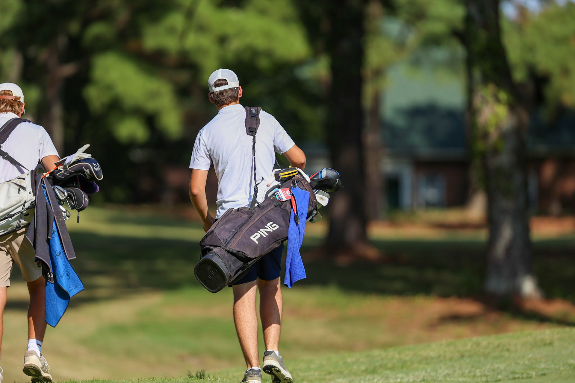 St. Benedict Boys Golf vs Briarcrest at the Lakeland Golf Club on Thursday, September 15, 2022. (Ryan Beatty/SBA)