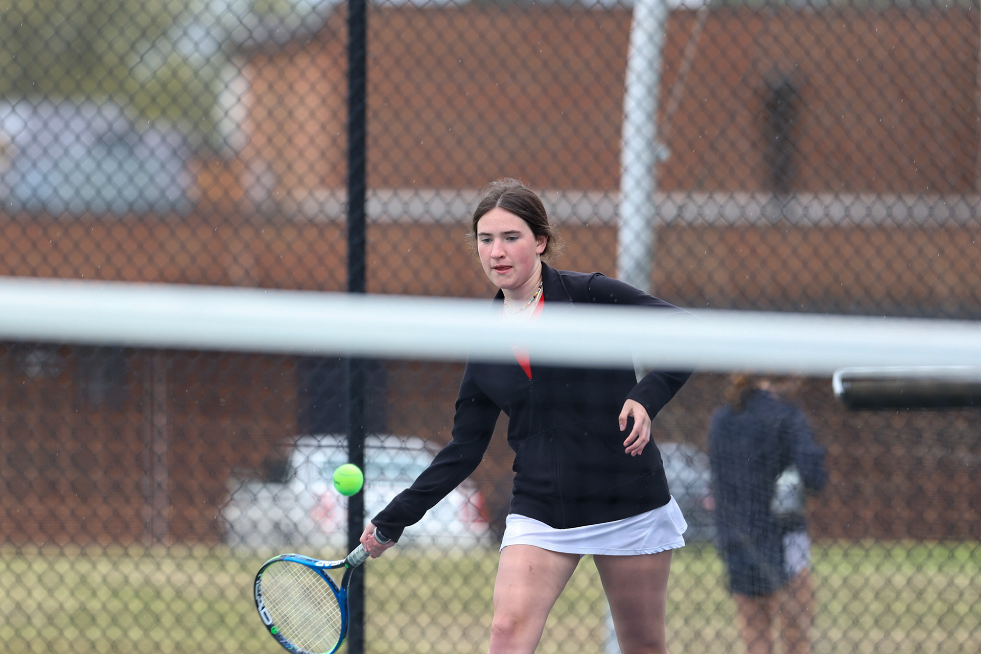 St. Benedict Tennis vs Brighton Cardinals on Wednesday April 6, 2022 at St. Benedict At Auburndale High School in Memphis, TN. (Ryan Beatty/SBA)