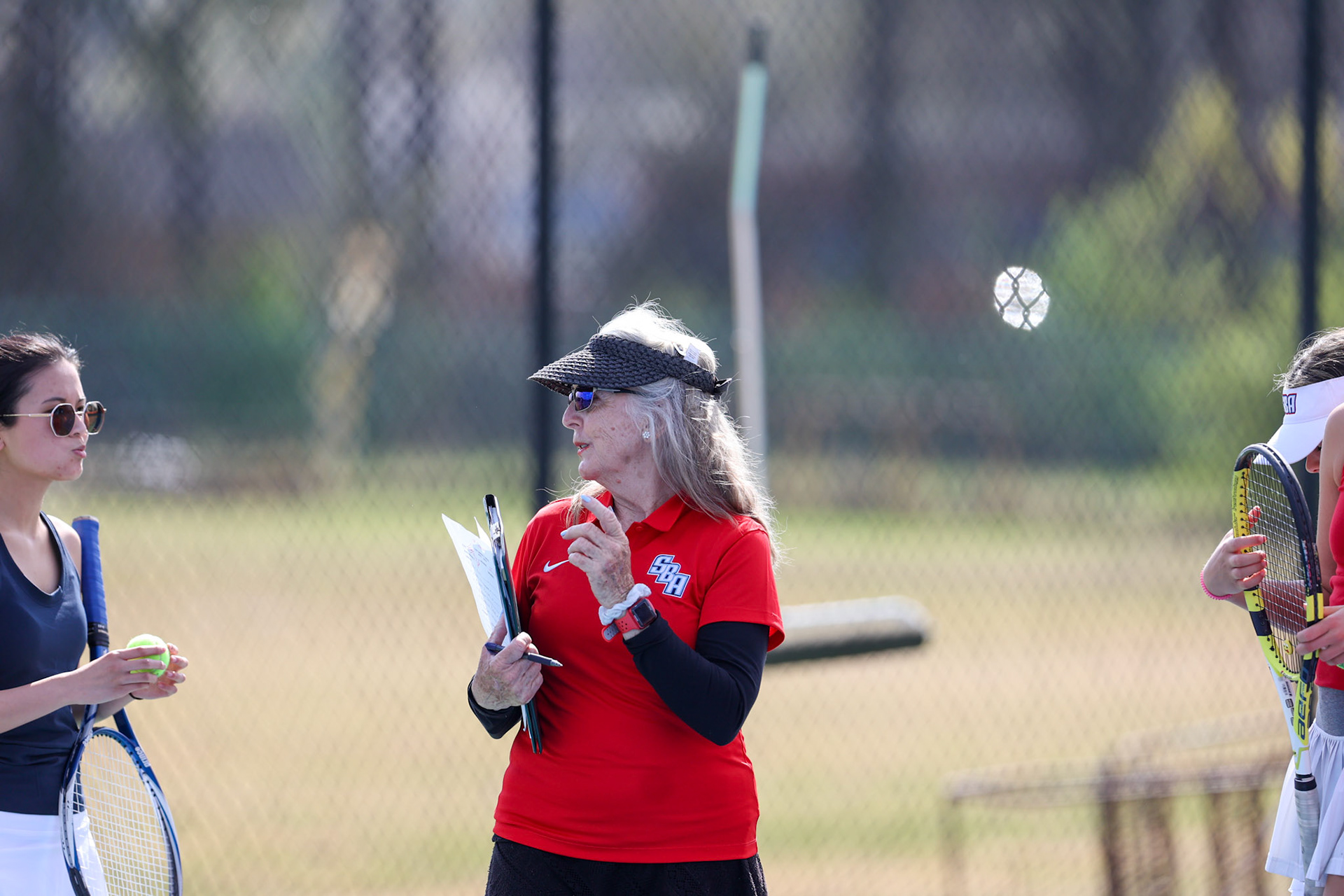 St. Benedict Tennis vs St. Mary’s on April 5, 2022 at St. Benedict at Auburndale High School in Memphis, TN. (Ryan Beatty/SBA)