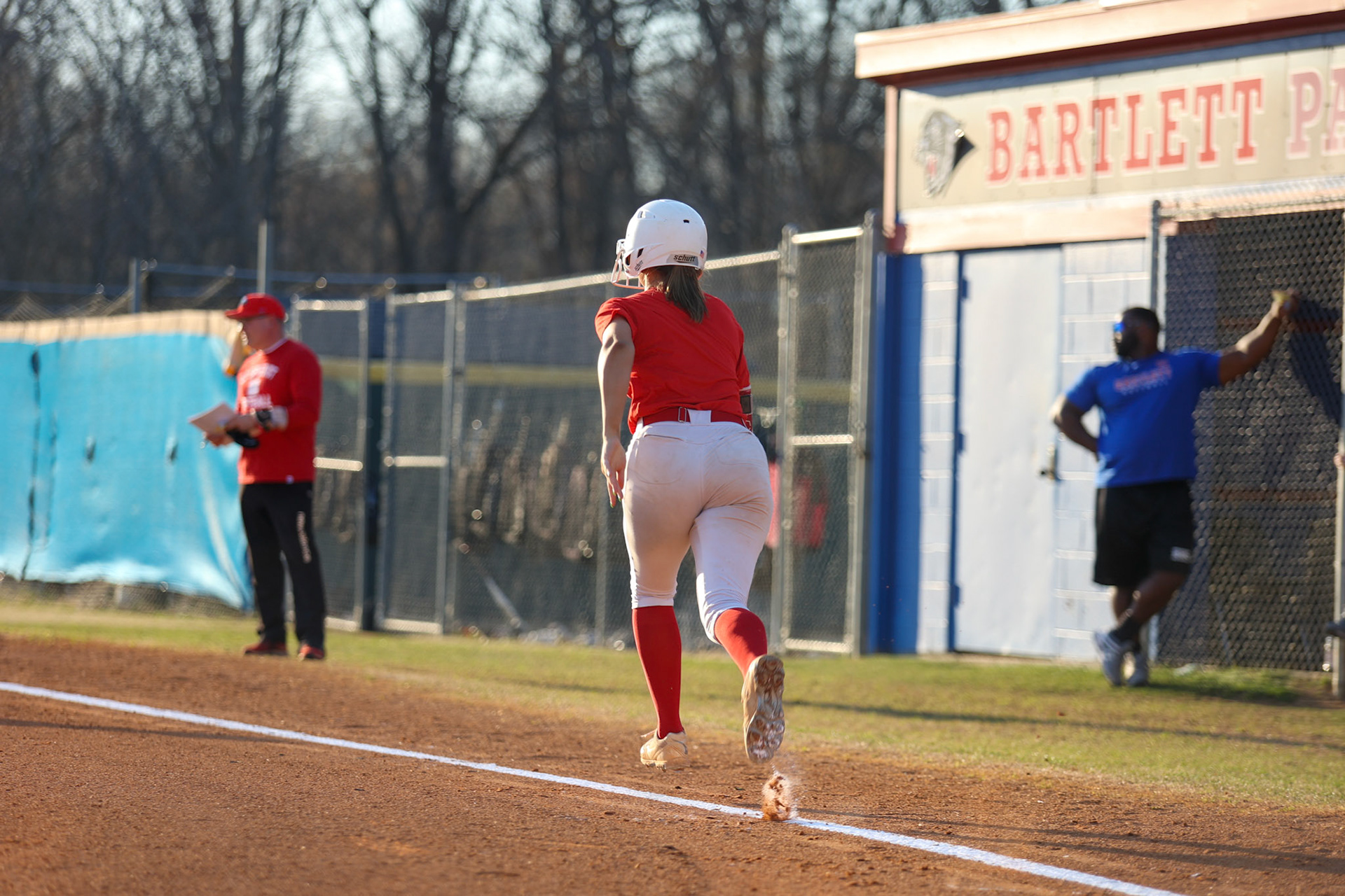 St. Benedict Softball vs Bartlett High School on March 3, 2022 at W.J. Freeman Park in Memphis, TN (Ryan Beatty/SBA)