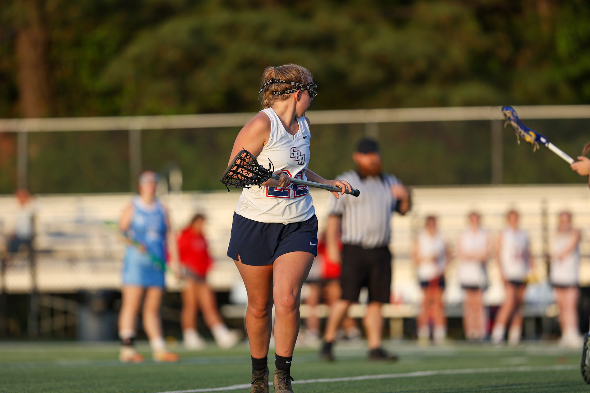 St. Benedict Girls Lacrosse vs St. Agnes on Senior Night at St. Benedict at Auburndale in Memphis, TN on April 19, 2022. (Ryan Beatty/SBA)