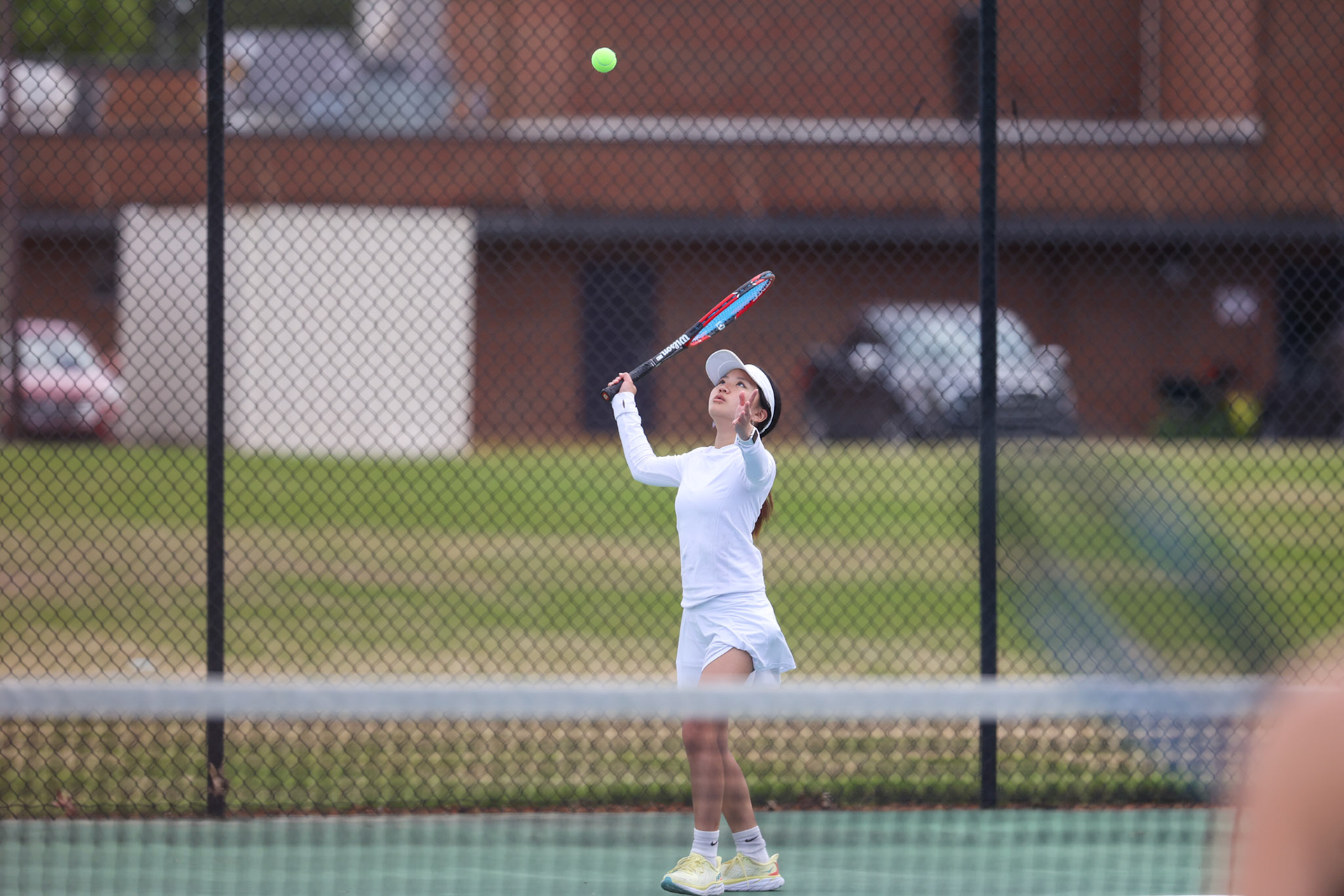 SBA Tennis vs Houston on Thursday, April 13, 2023. (Ryan Beatty Photo)