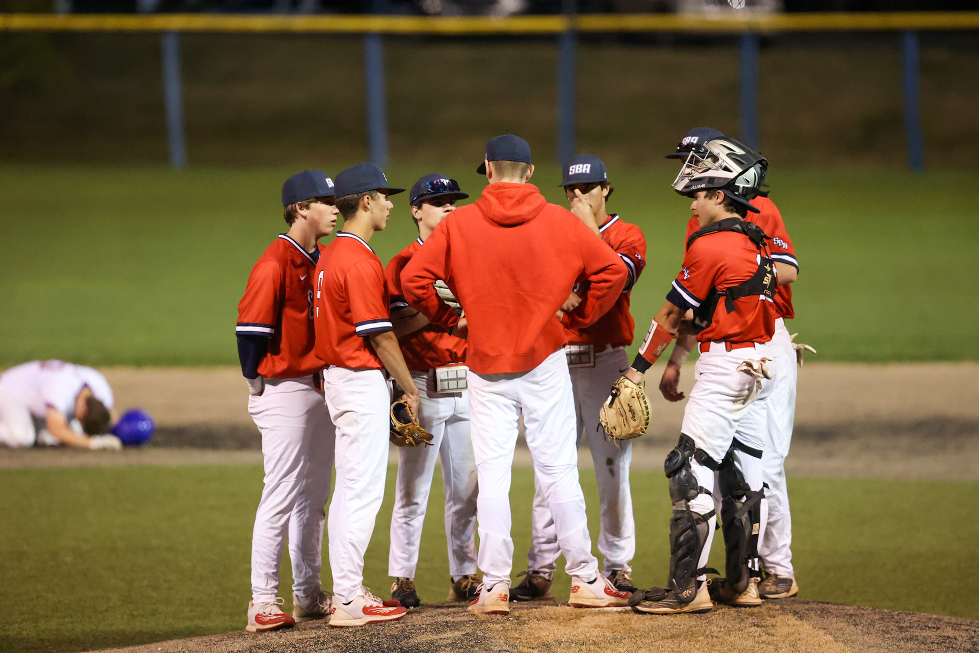 St. Benedict Baseball at MUS. (Ryan Beatty/SBA)