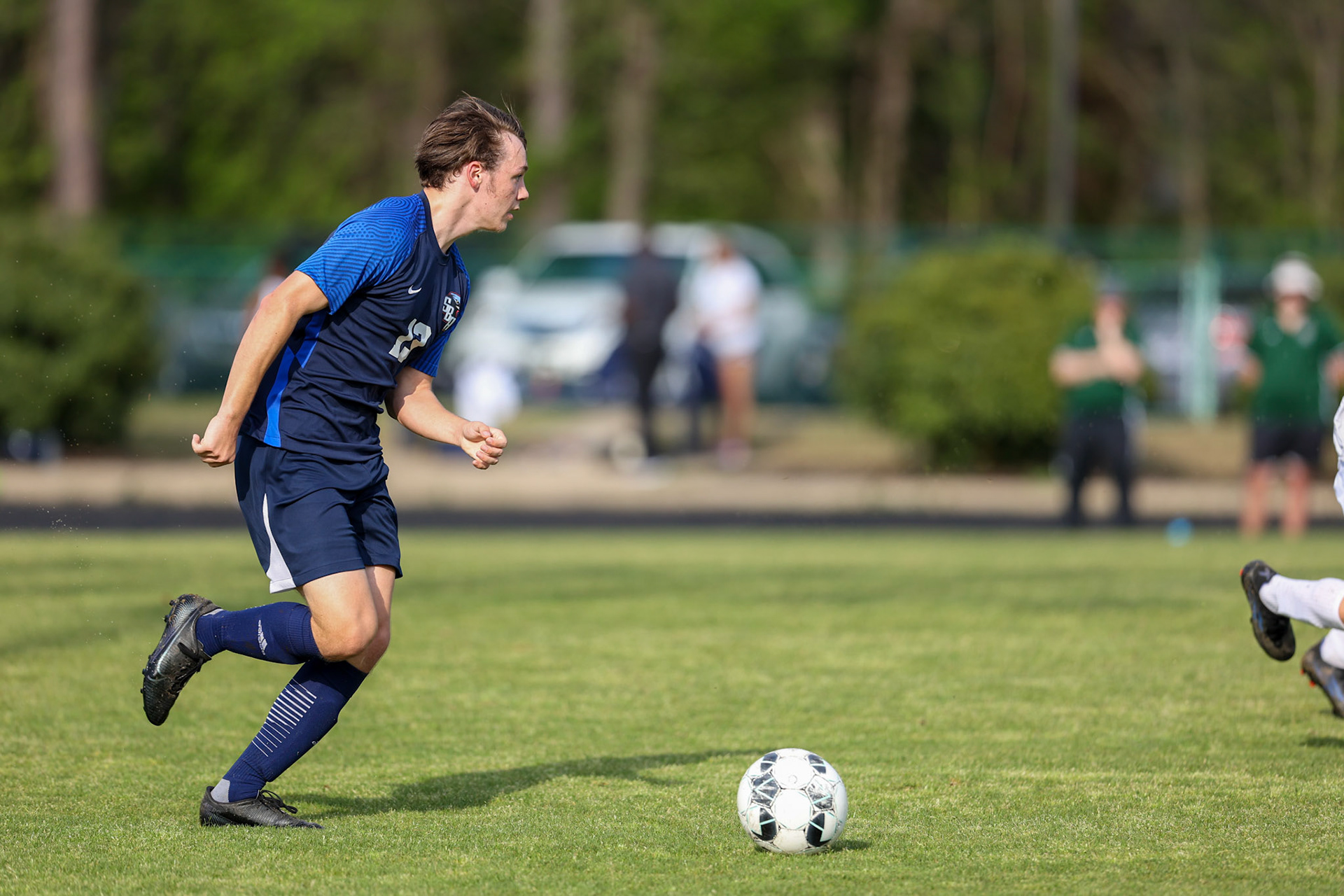 St. Benedict Soccer vs Briarcrest at St. Benedict at Auburndale High School in Memphis, TN on April 21, 2022. (Ryan Beatty/SBA)
