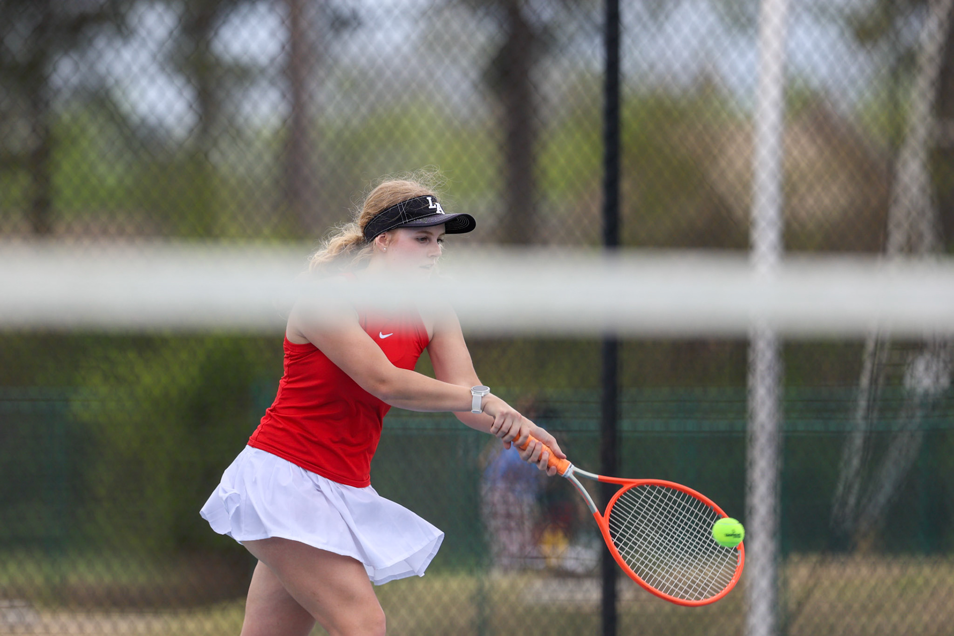 SBA Tennis vs Briacrest on Monday, April 3, 2023. (Ryan Beatty Photo)