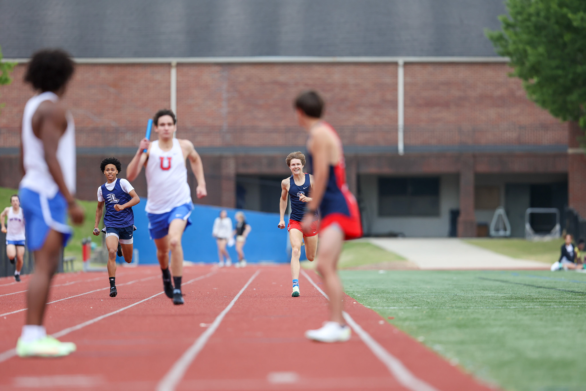St. Benedict Track at Memphis University School in Memphis, TN on May 3, 2022. (Ryan Beatty/SBA)