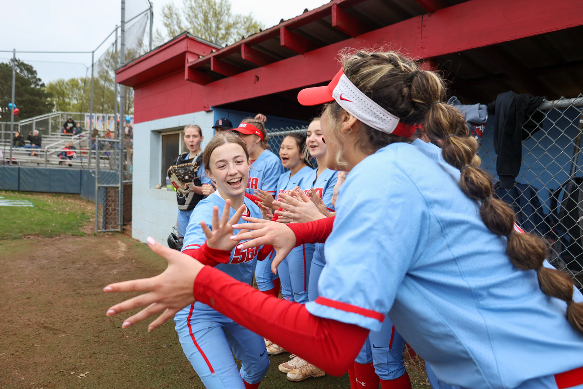St. Benedict Softball vs Millington on Senior Night at St. Benedict at Auburndale in Memphis, TN on April 20, 2022. (Ryan Beatty/SBA)