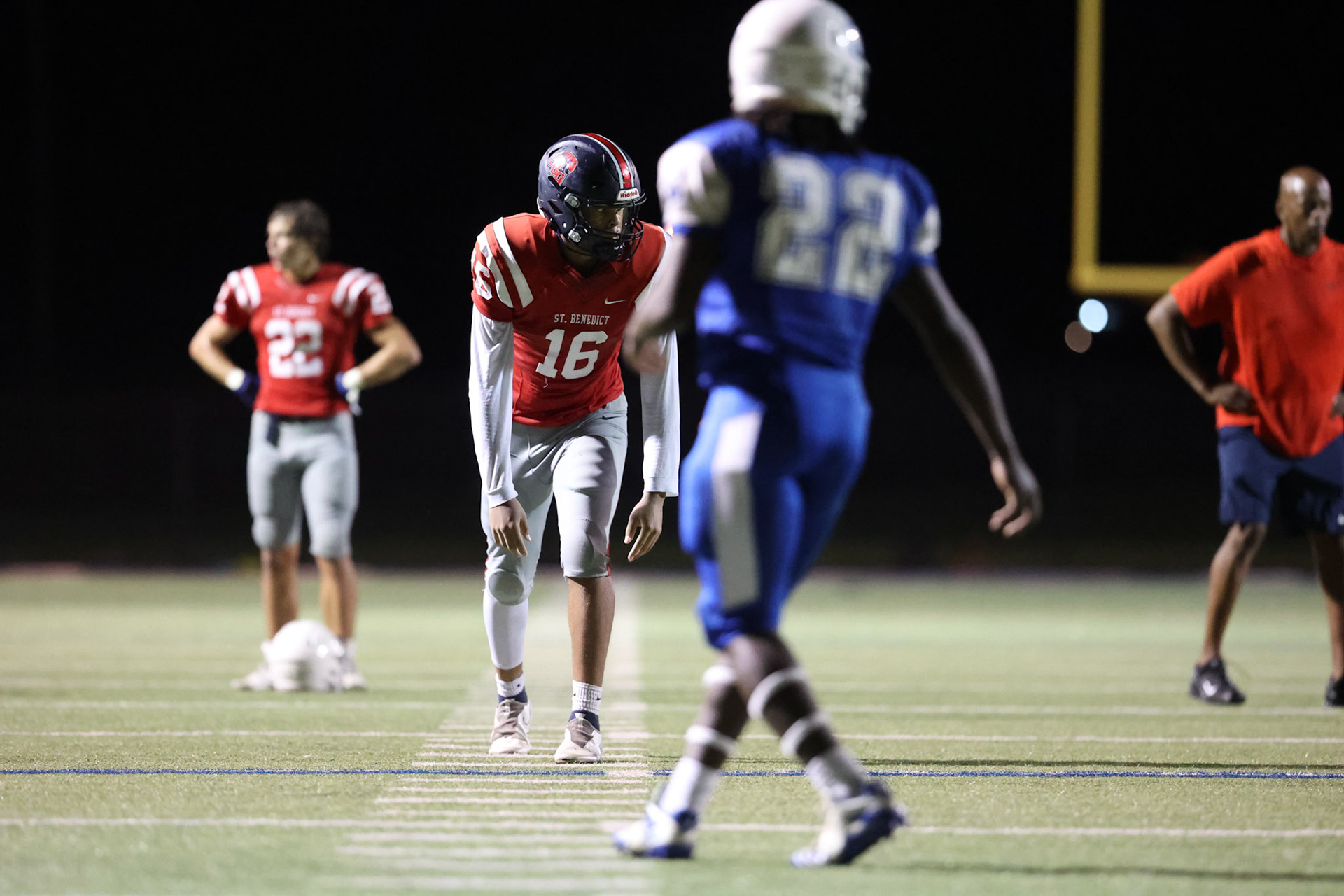 SBA Football Scrimmage on Friday, August 5, 2022 at St. Benedict at Auburndale in Memphis, TN. (Ryan Beatty/SBA)