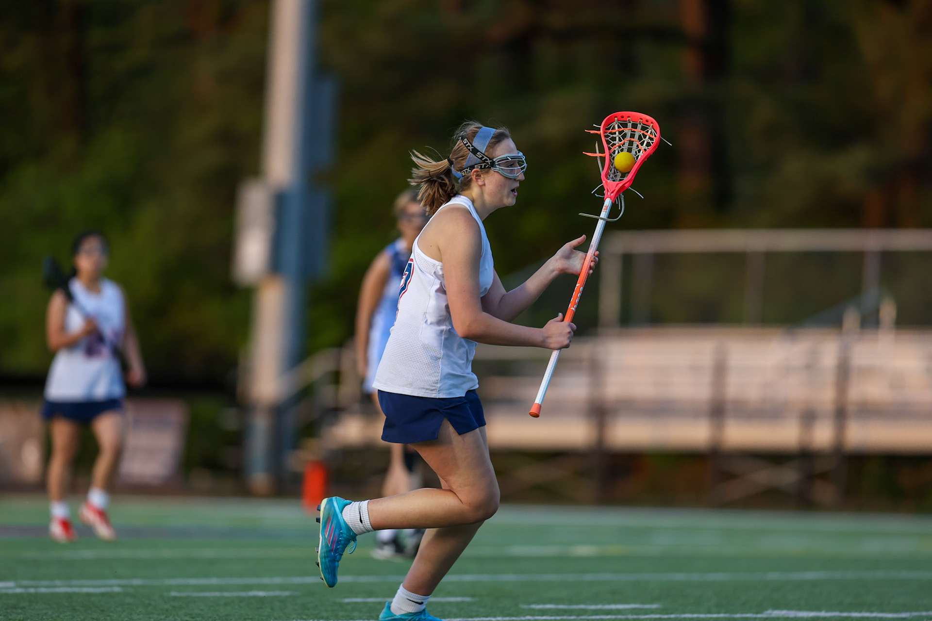 St. Benedict Girls Lacrosse vs St. Agnes on Senior Night at St. Benedict at Auburndale in Memphis, TN on April 19, 2022. (Ryan Beatty/SBA)