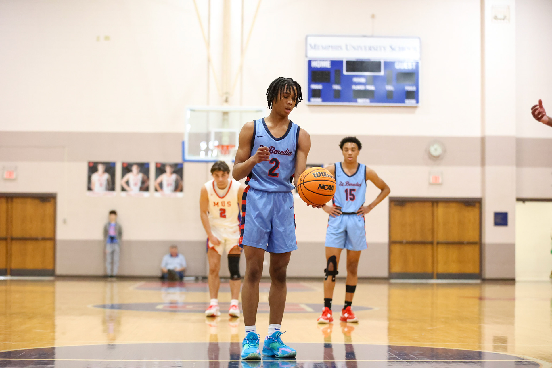 SBA Boys Basketball at MUS. (Ryan Beatty Photo)