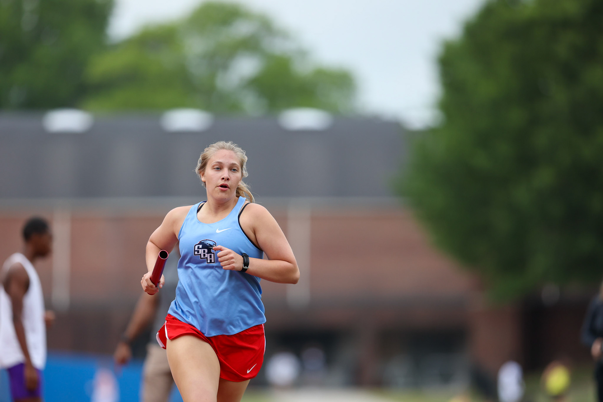 St. Benedict Track at Memphis University School in Memphis, TN on May 3, 2022. (Ryan Beatty/SBA)