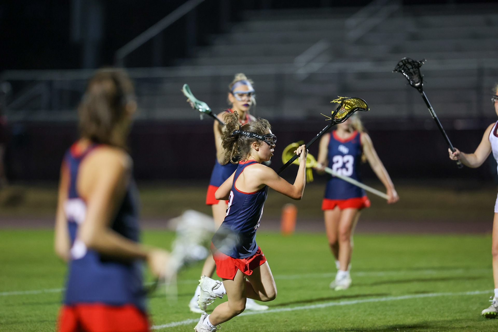 St. Benedict Lacrosse vs St. George’s at St. George’s Independent School on April 12, 2022 in Memphis, TN. (Ryan Beatty/SBA)