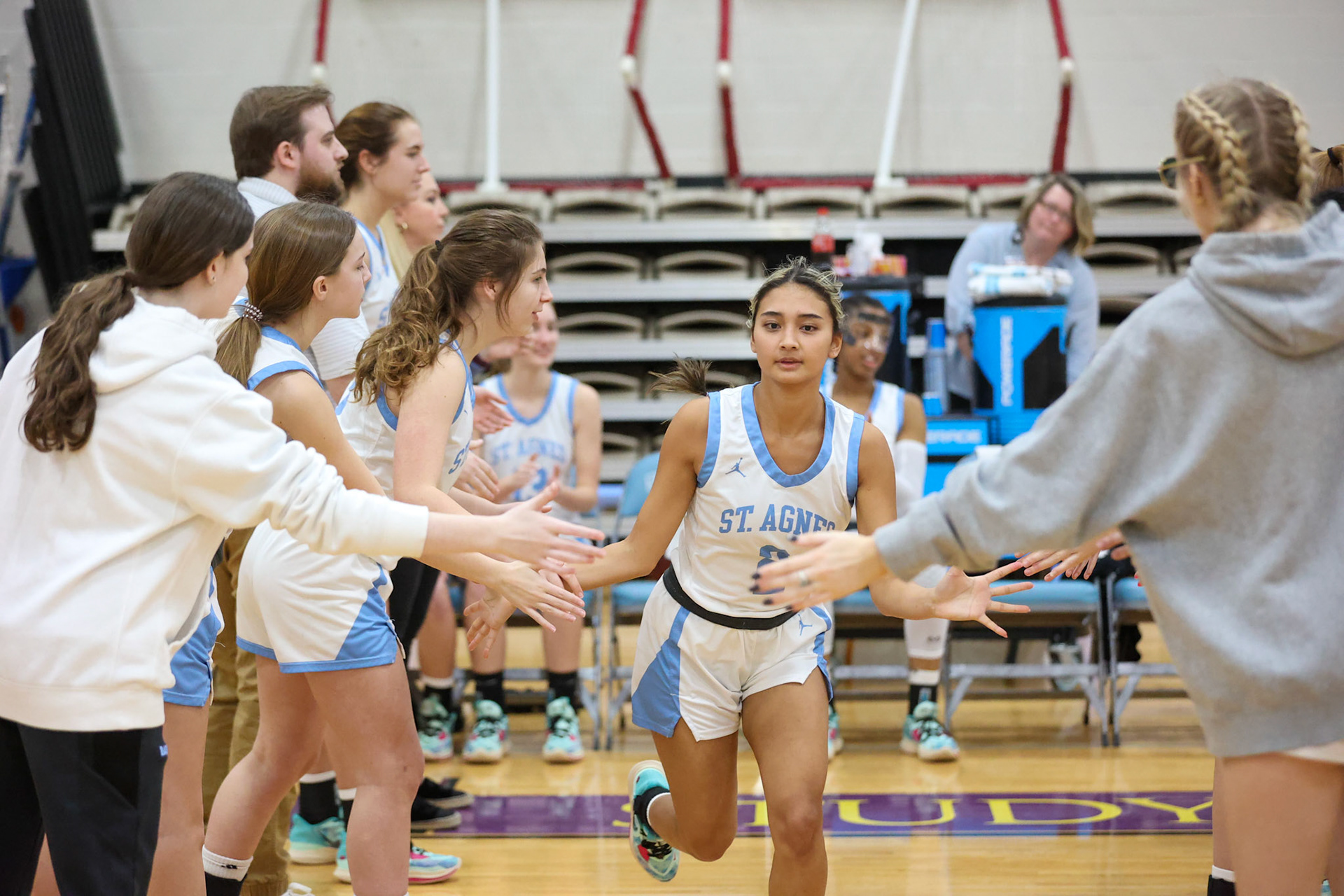 SBA Girls Basketball vs St. Agnes on Monday, January 23, 2022. (Ryan Beatty Photo)