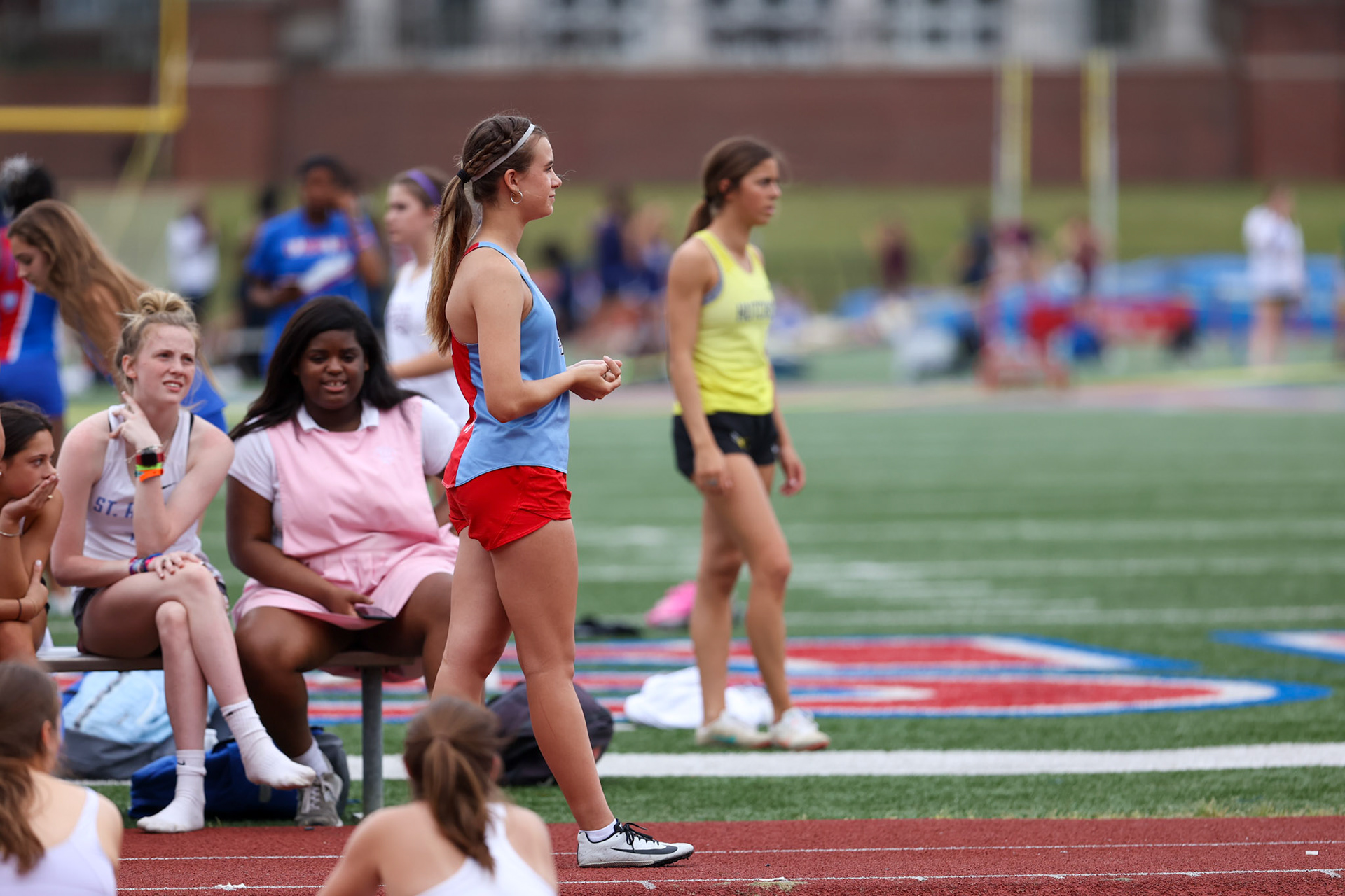 St. Benedict Track at Memphis University School in Memphis, TN on May 3, 2022. (Ryan Beatty/SBA)