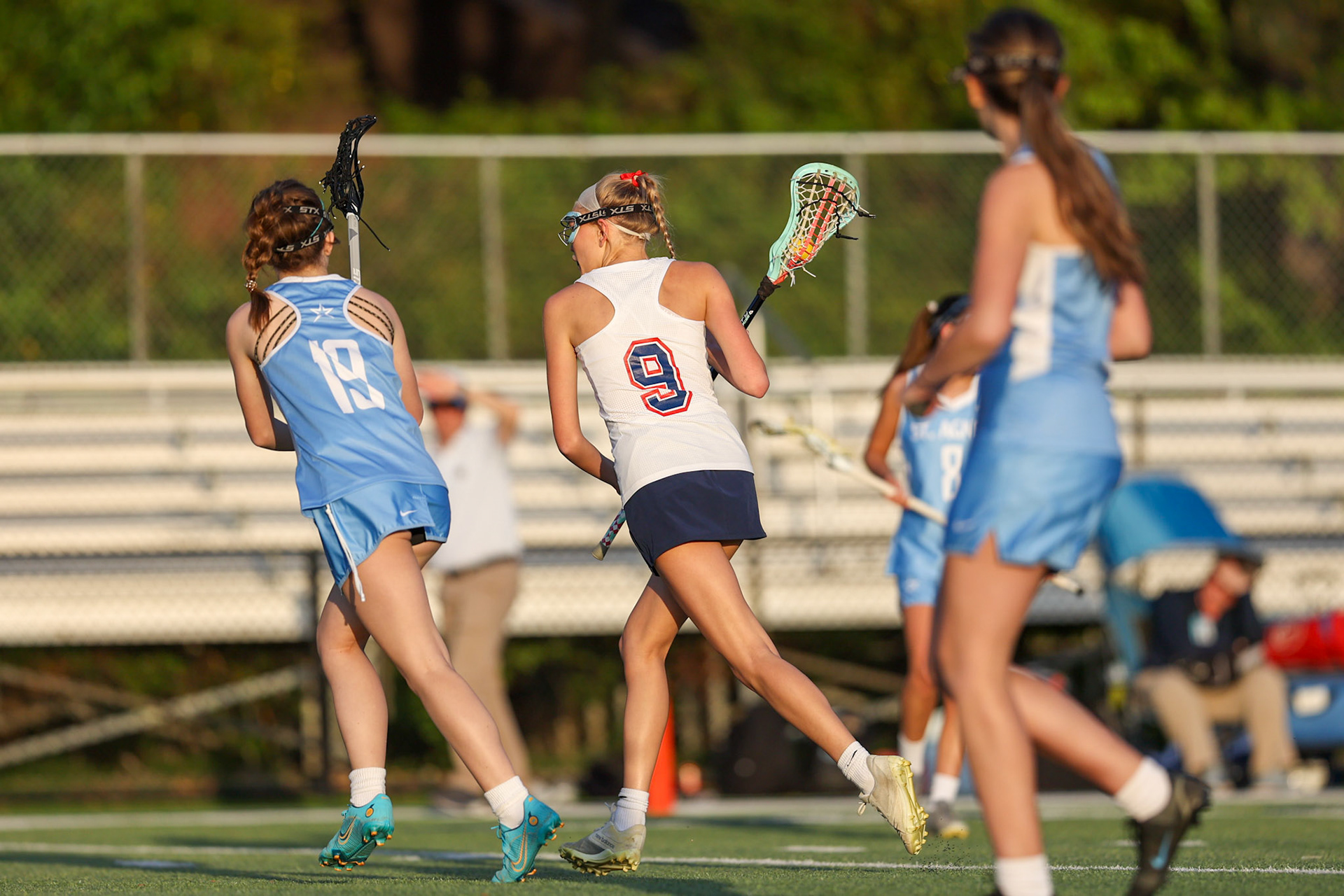 St. Benedict Girls Lacrosse vs St. Agnes on Senior Night at St. Benedict at Auburndale in Memphis, TN on April 19, 2022. (Ryan Beatty/SBA)