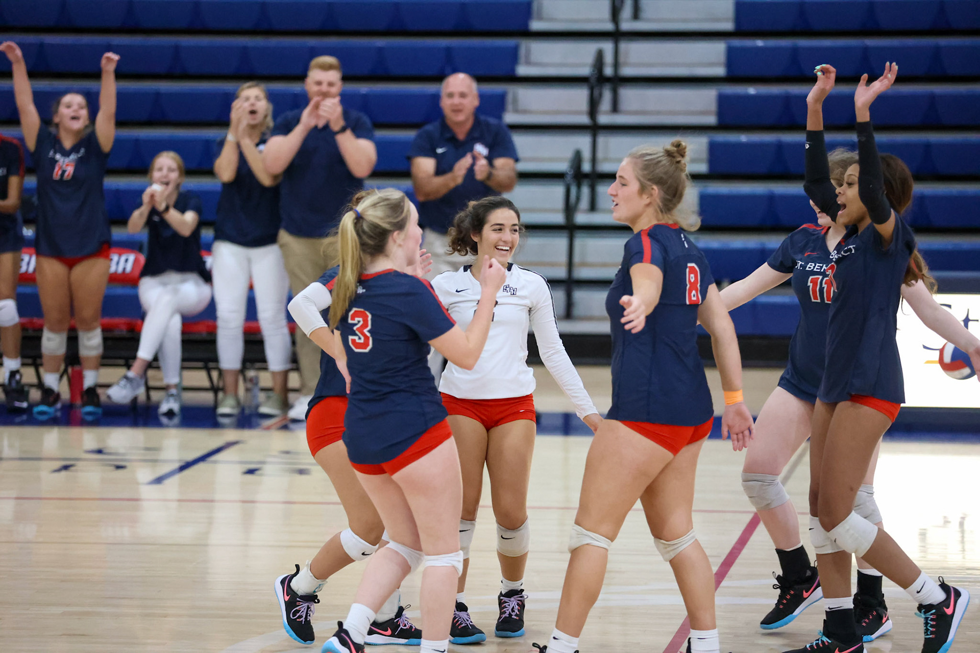 St. Benedict Volleyball vs West Memphis at St. Benedict on Monday, September 12, 2022. (Ryan Beatty/SBA)