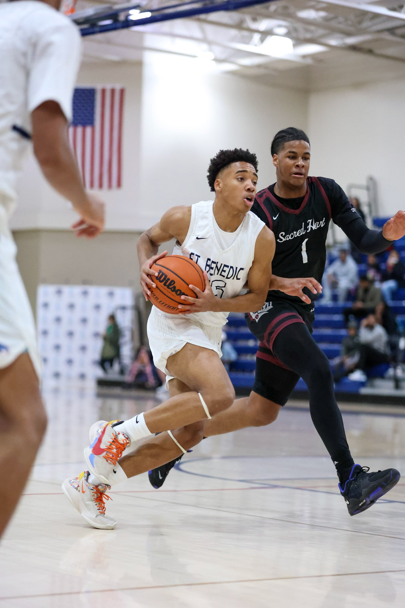 SBA Boys Basketball vs Sacred Heart. (Ryan Beatty Photo)