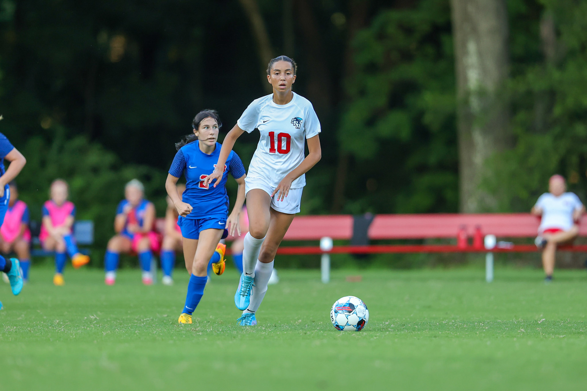 SBA Soccer vs Bartlett at Bartlett High School on Thursday, August 18, 2022. (Ryan Beatty/SBA)