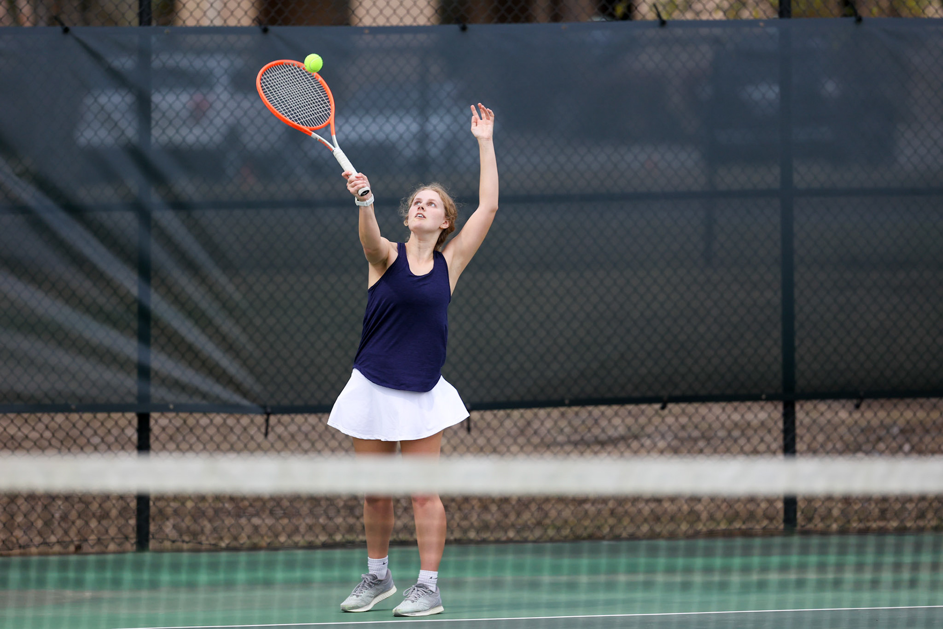 St. Benedict Tennis vs Briarcrest at Briarcrest Christian School on April 12, 2022 in Memphis, TN. (Ryan Beatty/SBA)