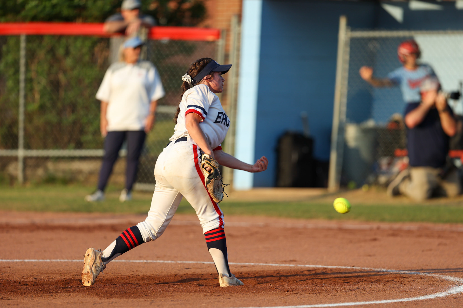 St. Benedict Softball vs TRA at St. Benedict At Auburndale on May 10, 2022 in the DII-AA Regional Softball Tournament. (Ryan Beatty/SBA)