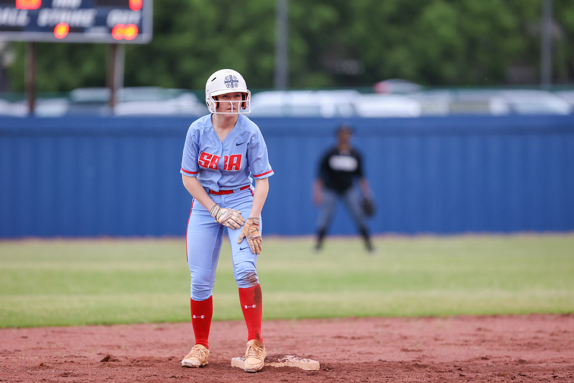 St. Benedict Softball vs Millington on Senior Night at St. Benedict at Auburndale in Memphis, TN on April 20, 2022. (Ryan Beatty/SBA)