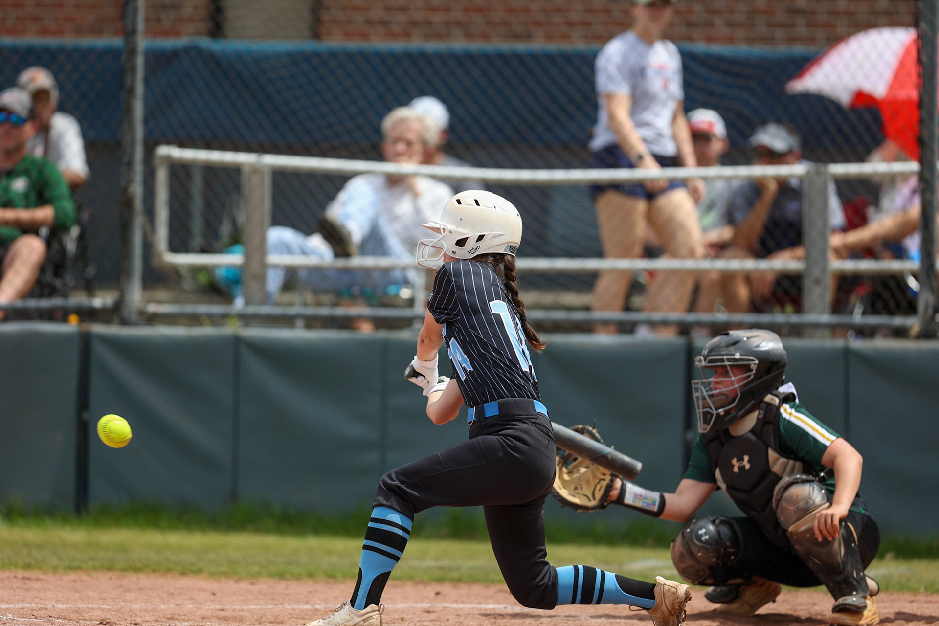 St. Benedict Softball vs Briarcrest at St. Benedict at Auburndale High School on April 23, 2022.  (Ryan Beatty/SBA)
