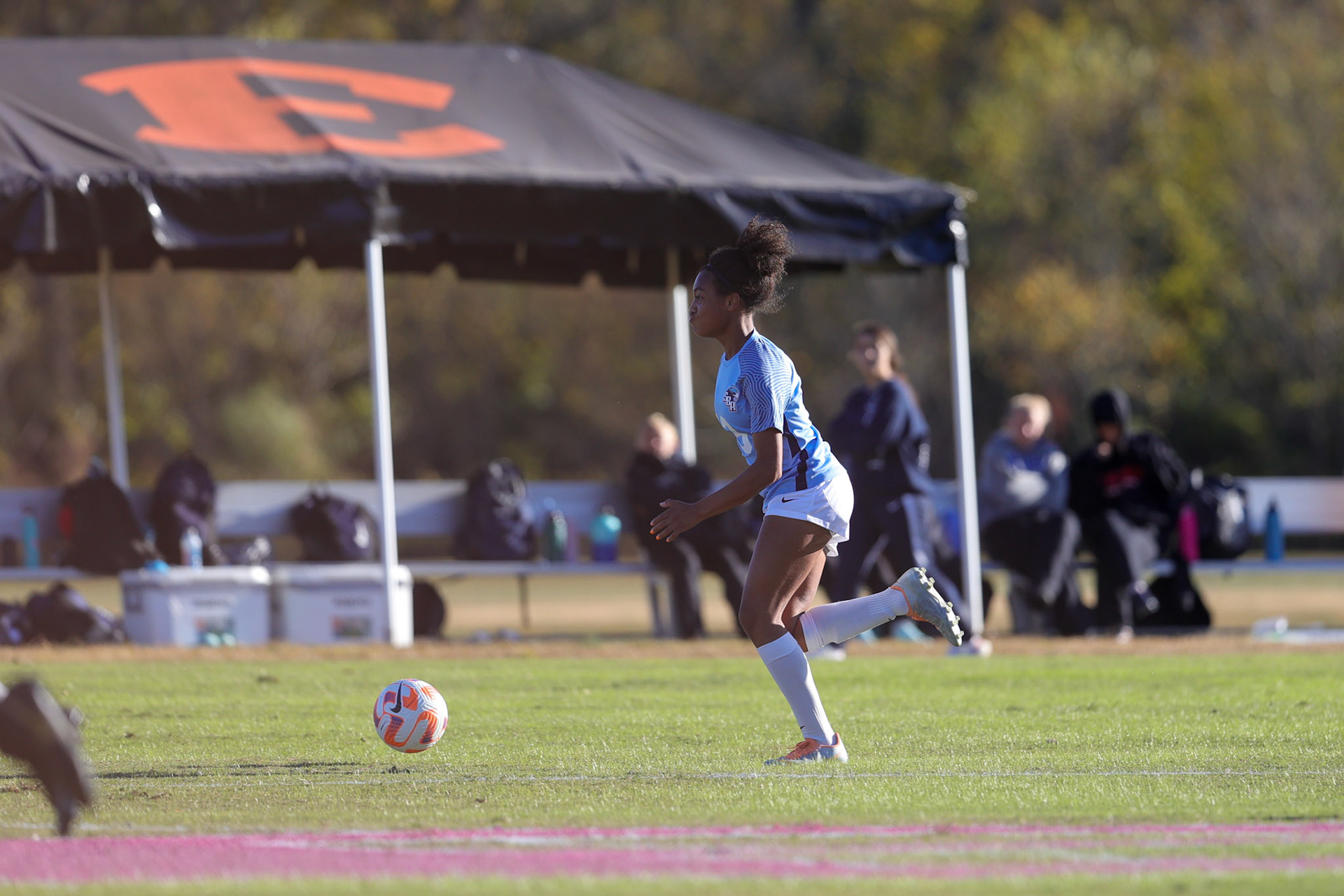 SBA Girl’s Soccer vs. Ensworth in the first round of the TSSAA State Tournament in Nashville, TN, on Oct. 17, 2022. (Ryan Beatty/SBA)