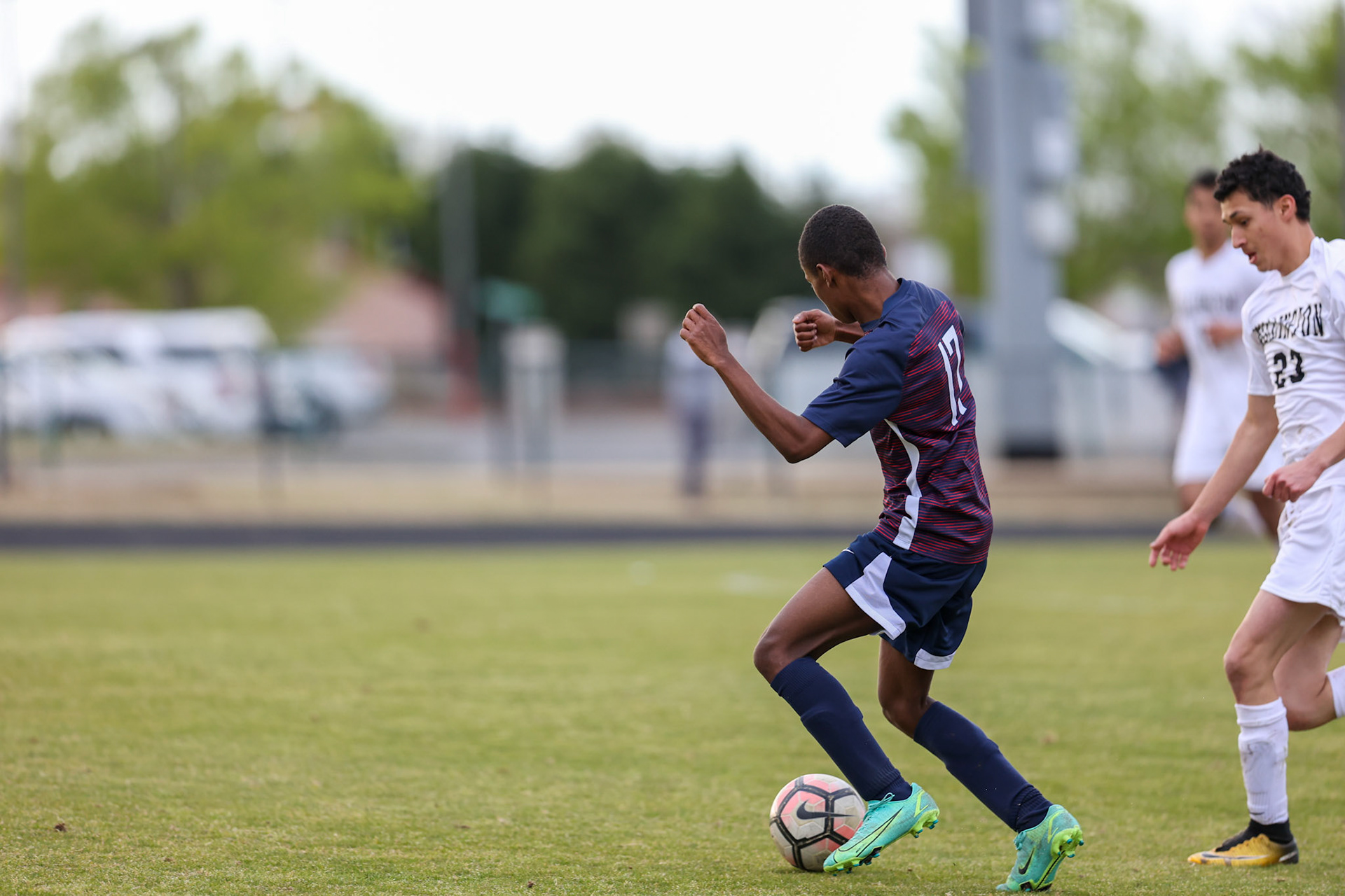 St. Benedict Soccer vs Millington on April 7, 2022 at St. Benedict At Auburndale High School in Memphis, TN. (Ryan Beatty/SBA)