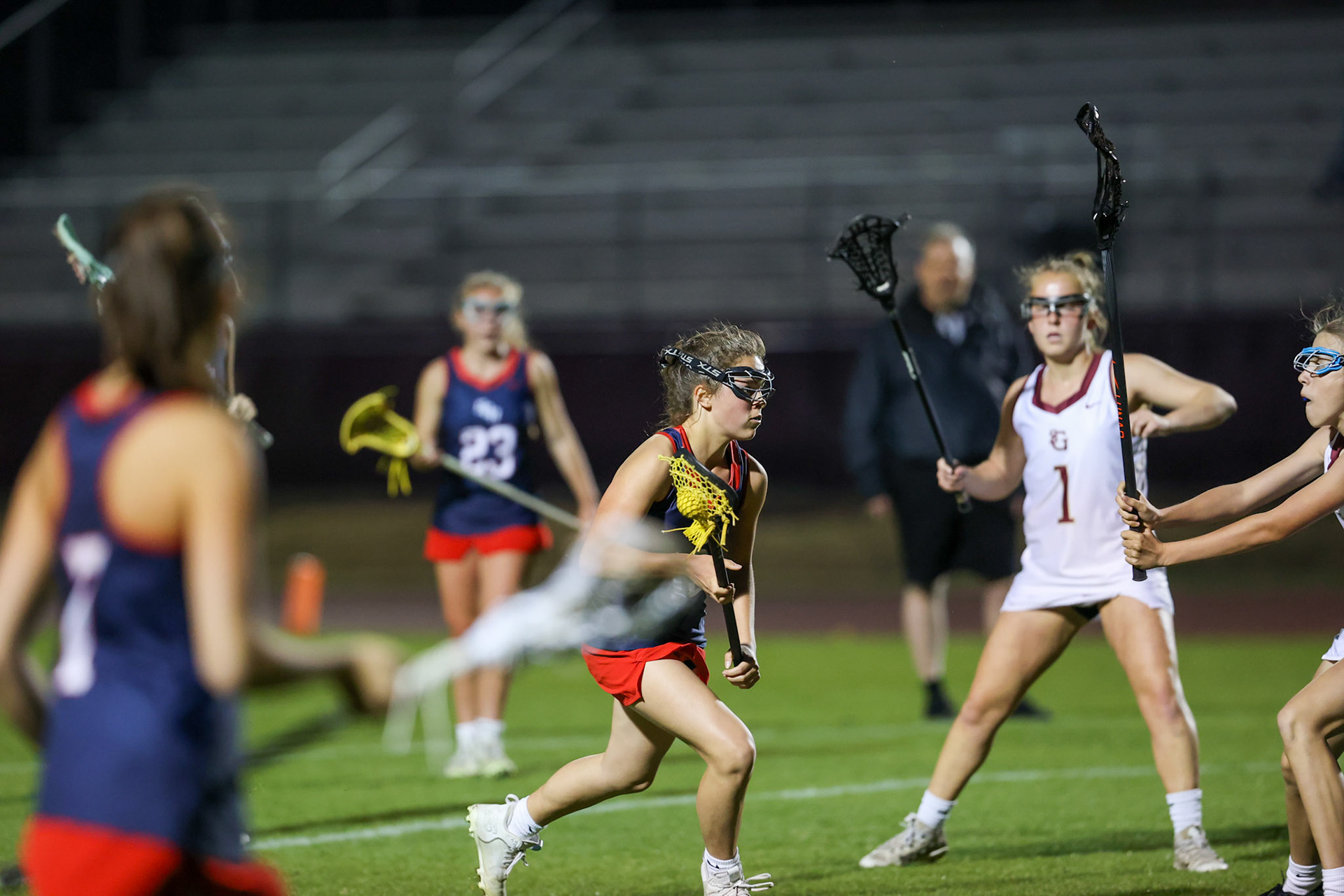 St. Benedict Lacrosse vs St. George’s at St. George’s Independent School on April 12, 2022 in Memphis, TN. (Ryan Beatty/SBA)